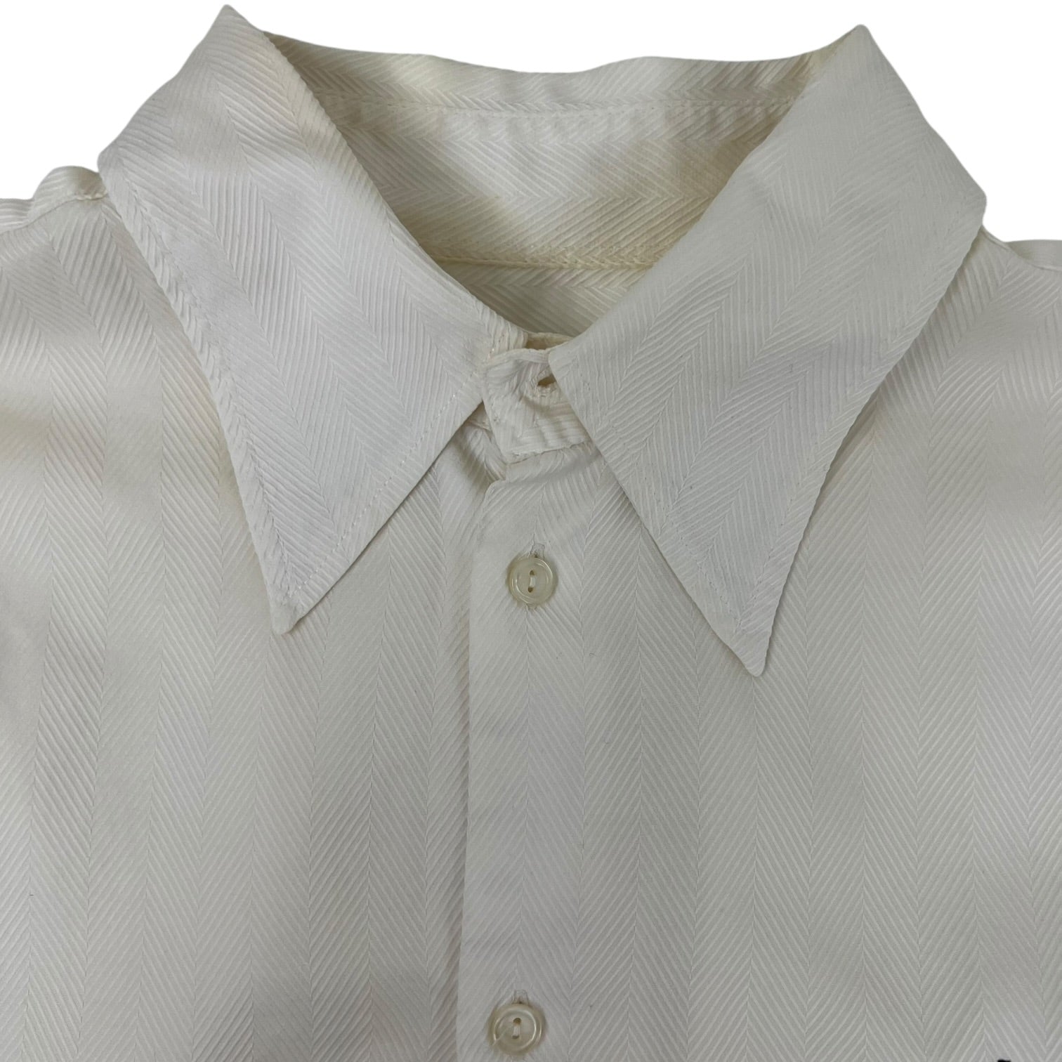 Vivienne Westwood Signature Orb Logo Button Shirt White