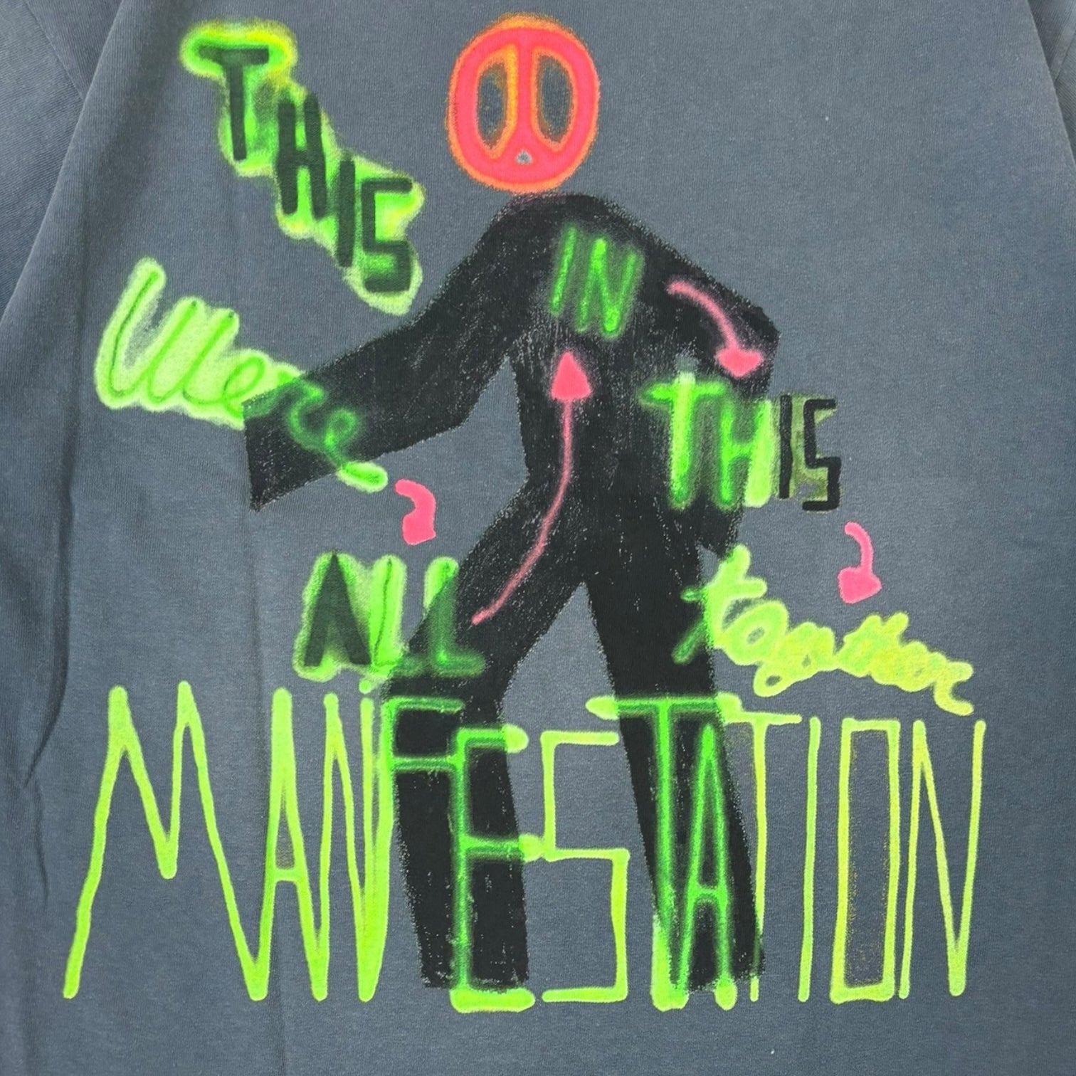 Travis Scott Astroworld Manifestation T-Shirt Dark Grey