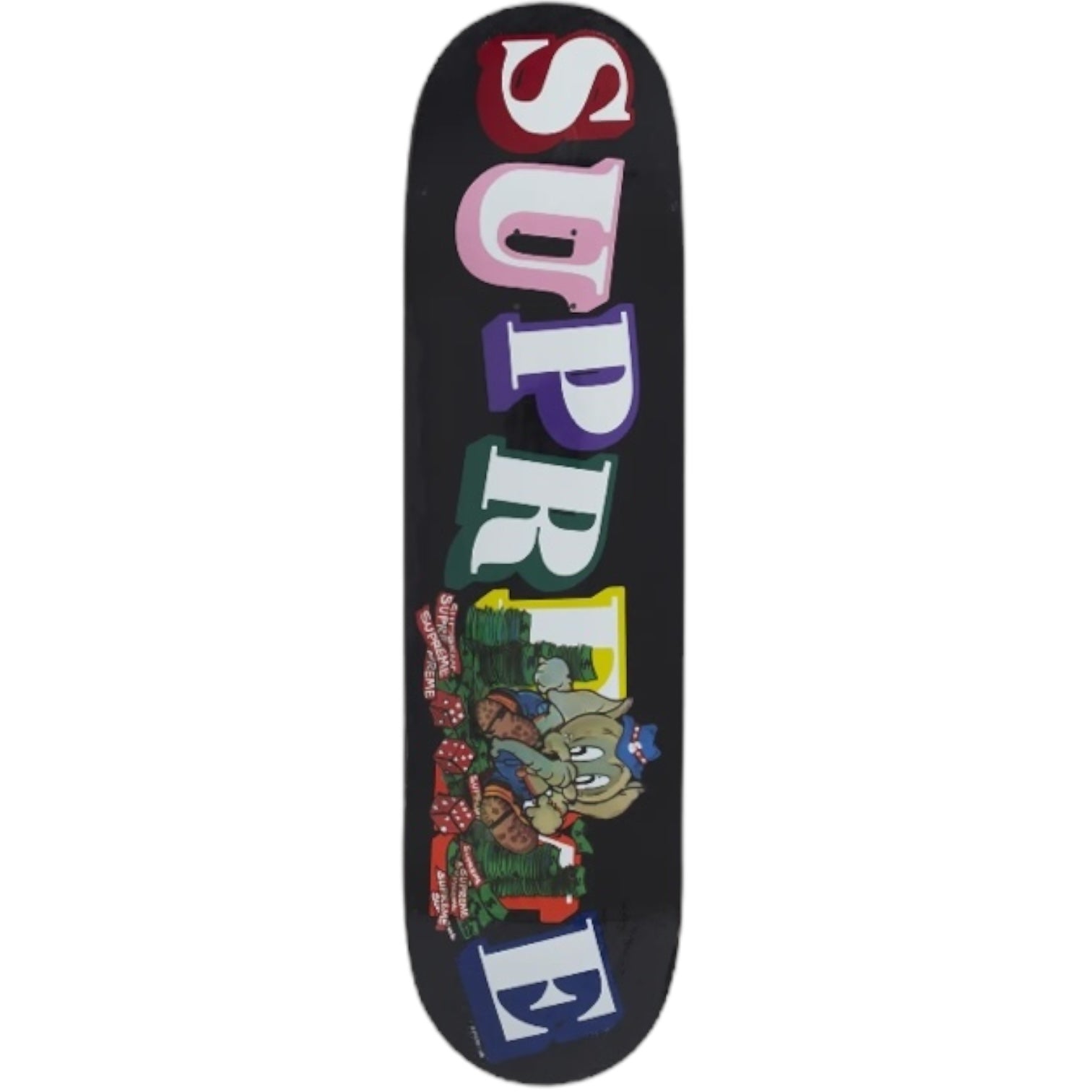 Supreme Elephant Skateboard Deck Black