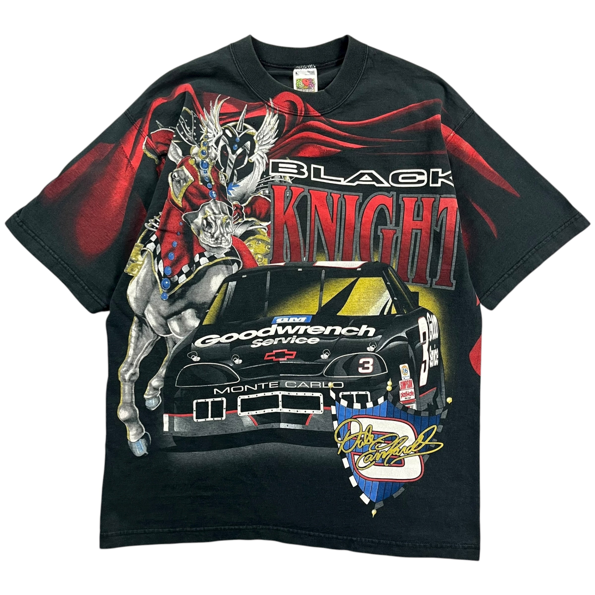 Vintage Dale Earnhardt Jr. Black Knight Tee Grey