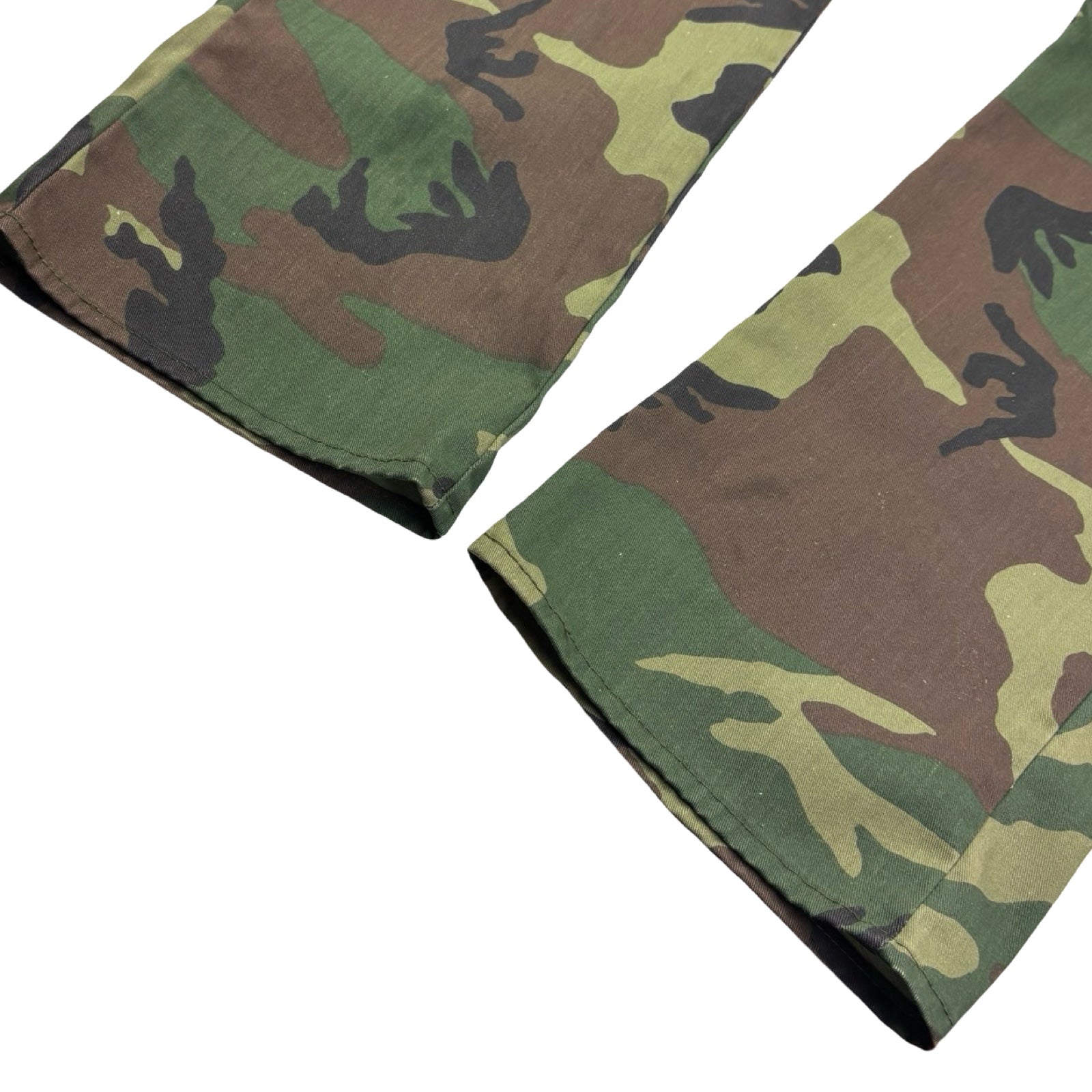 1970s Woodland Military Camo Trousers Pant