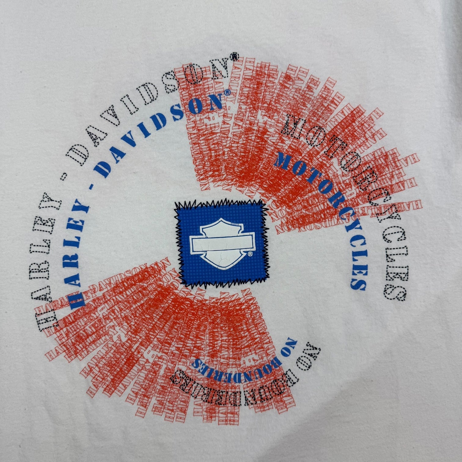 Vintage Harley Davidson Of Playa Del Carmen Tee White