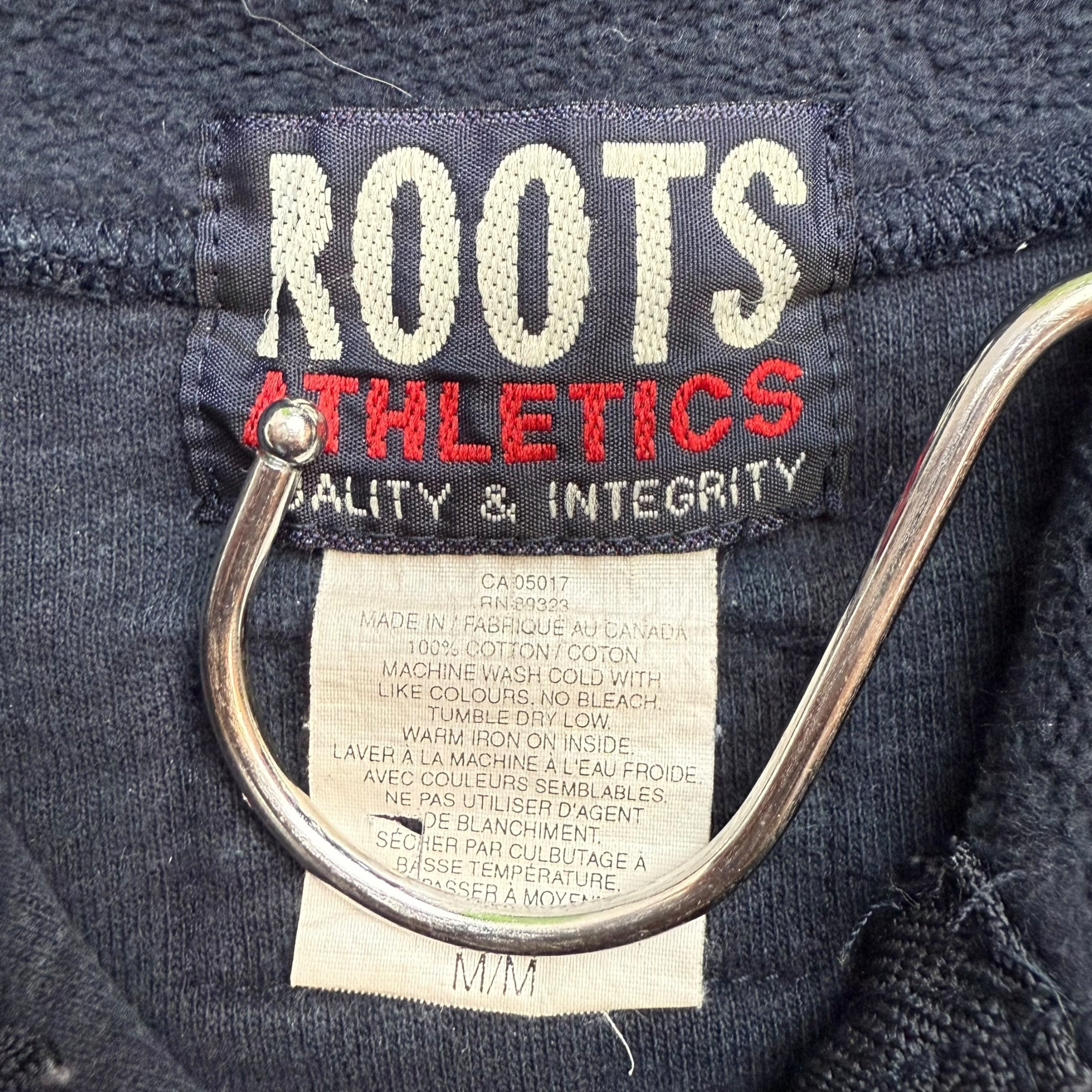 Vintage Roots Athletics Quarter Zip Sweater Navy Blue