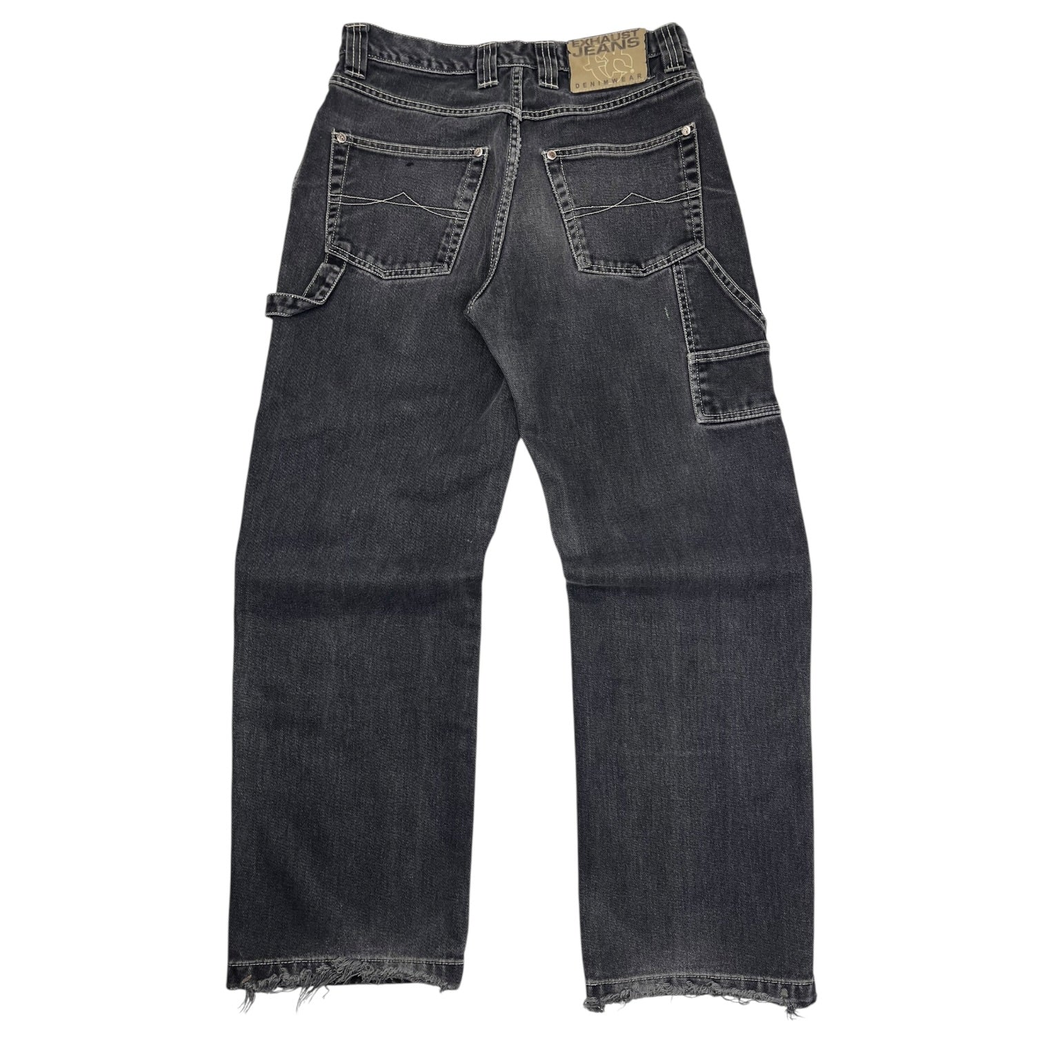 Vintage Y2K Exhaust Faded Black Denim