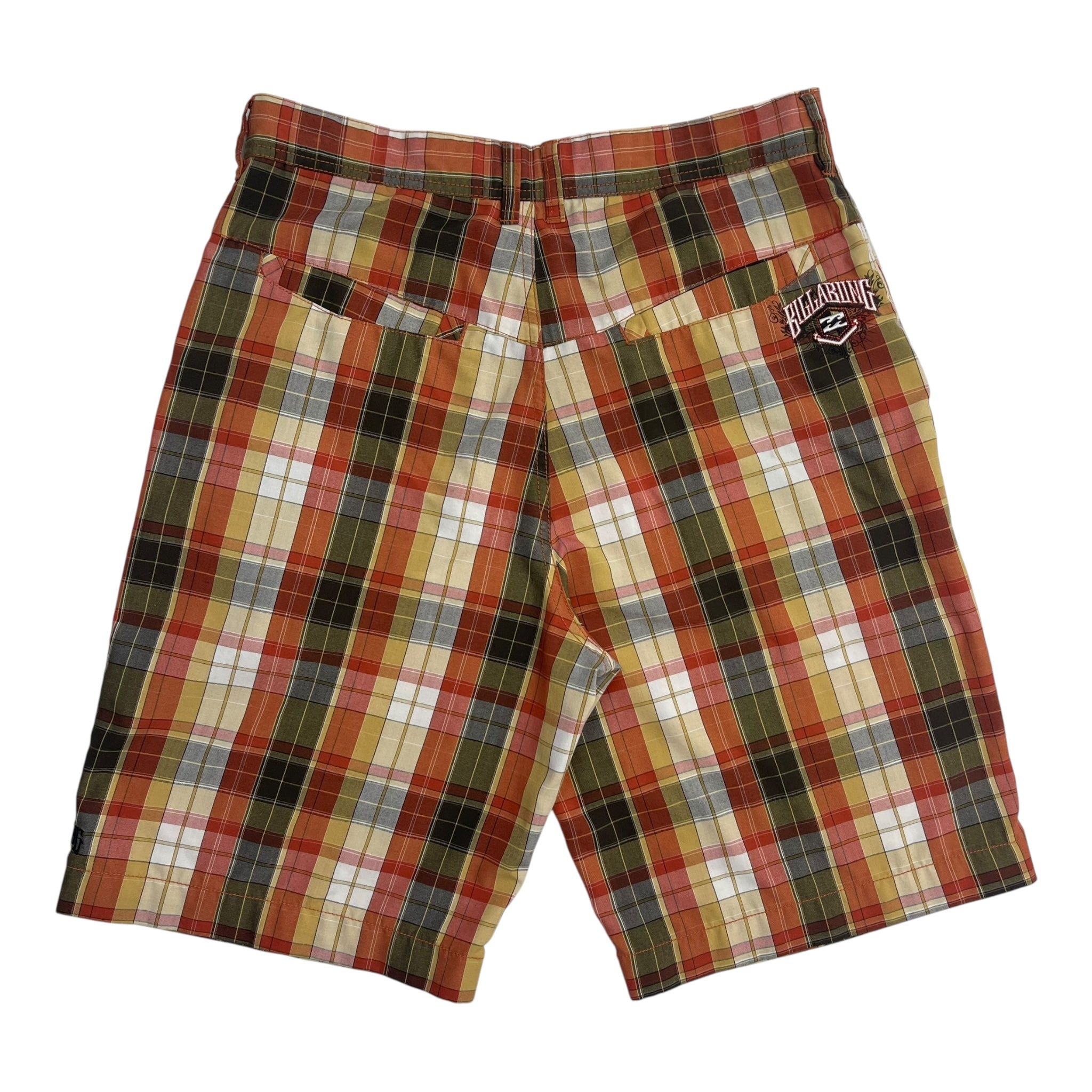 Vintage Y2K Billabong Plaid Shorts