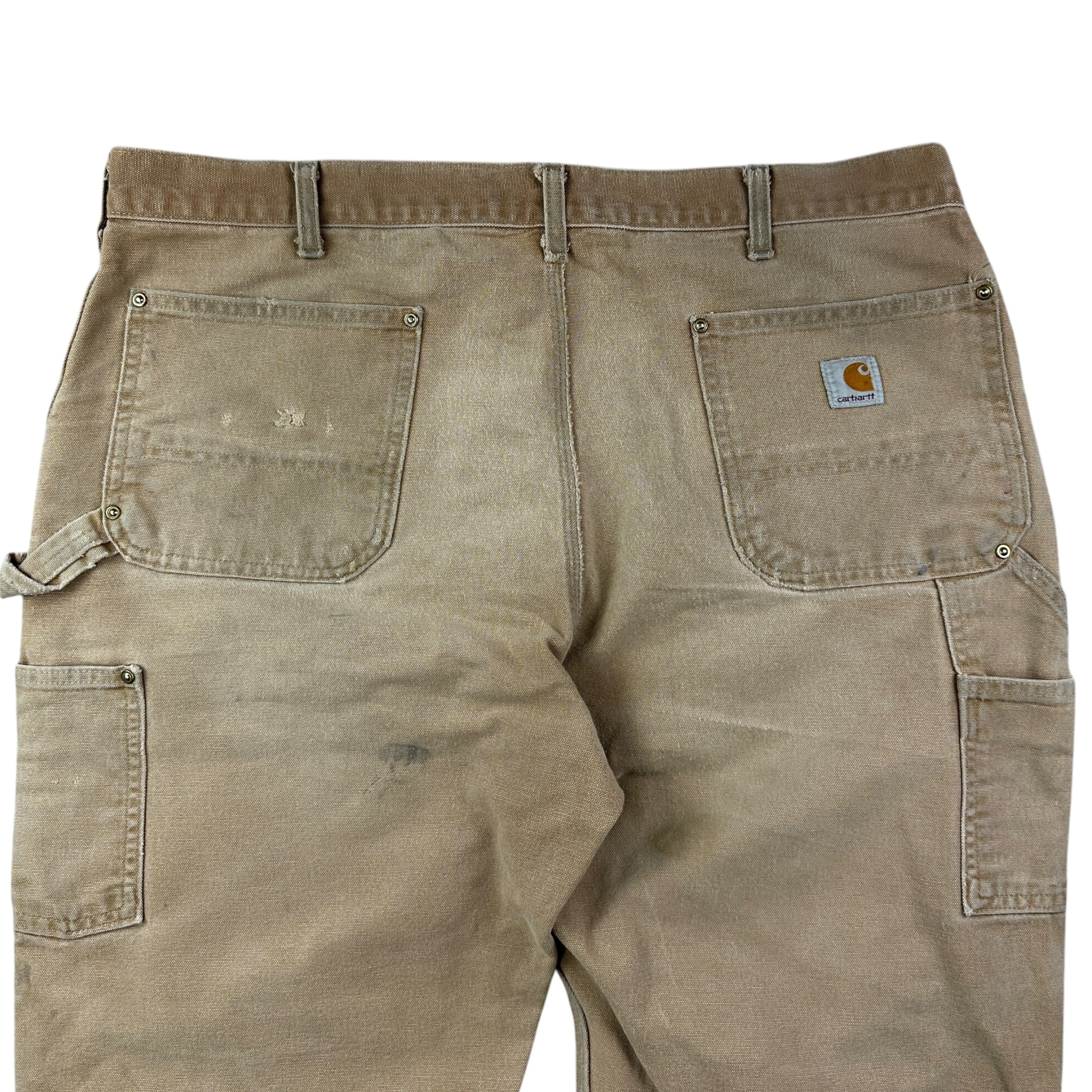 Vintage Carhartt Double Knees Pants Tan