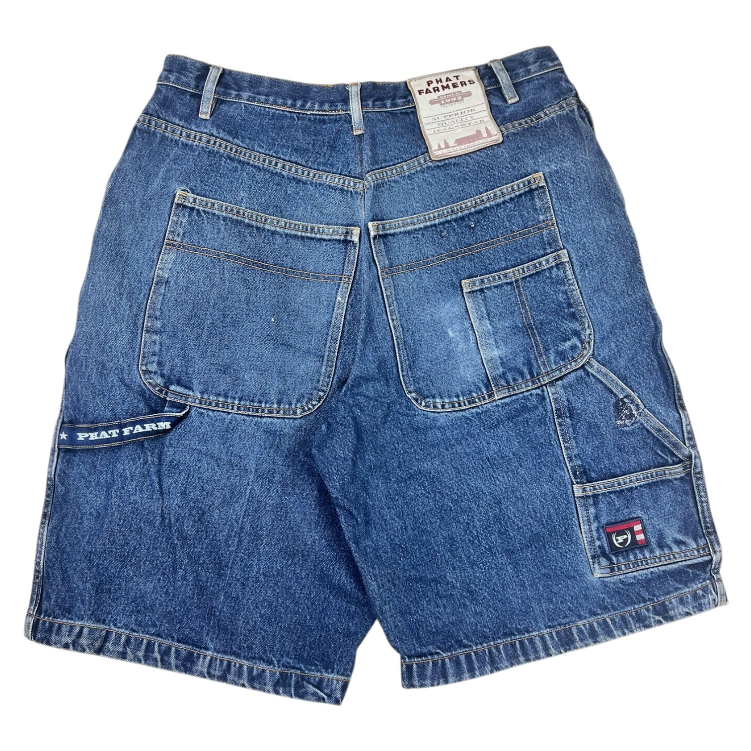Phat Farm Carpenter Denim Jean Shorts