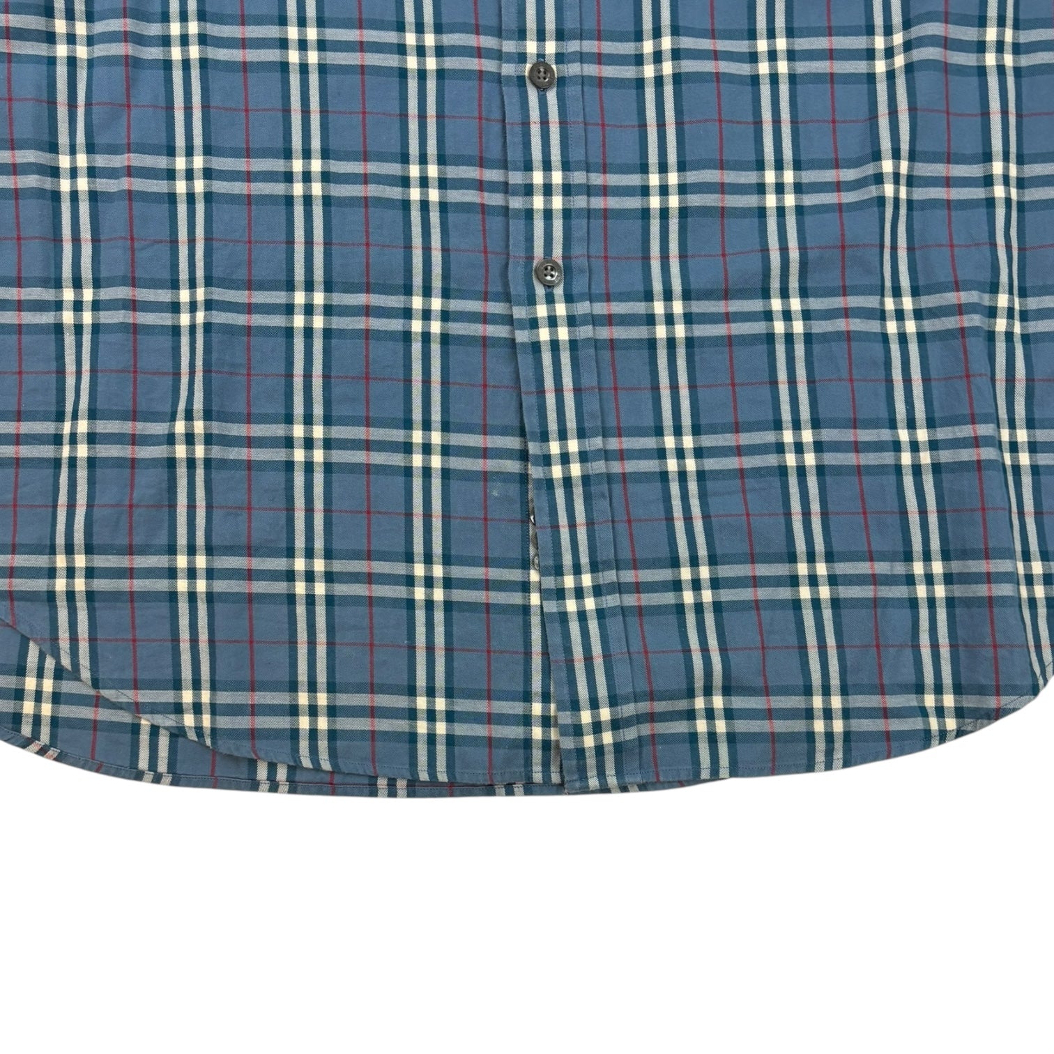 Burberry Nova Check Button-Up Blue