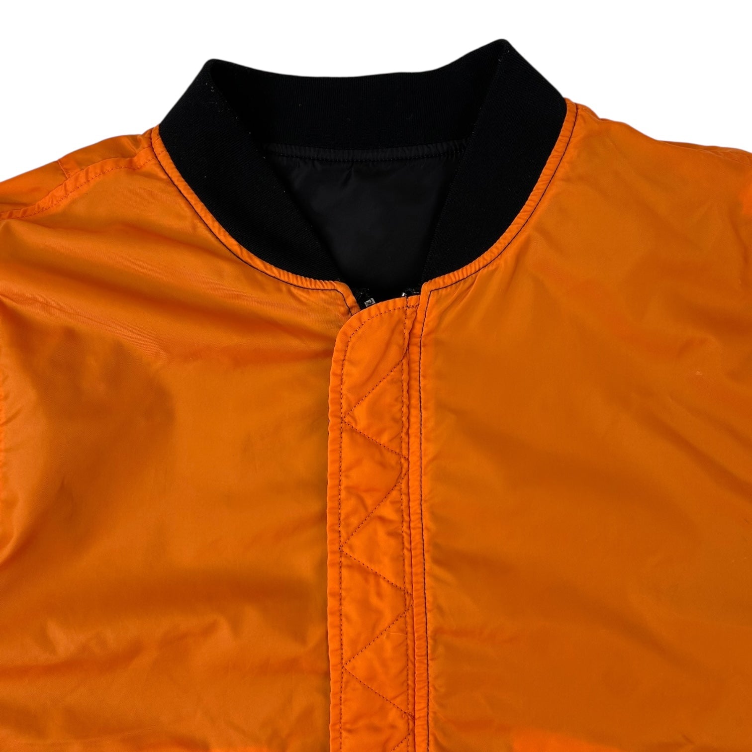 Vintage Reversible Bomber Jacket Black