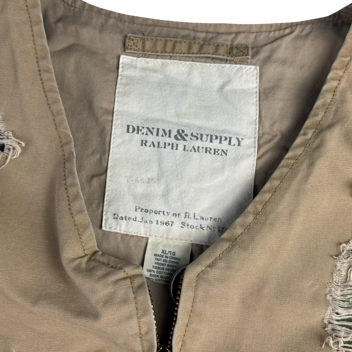 Vintage Ralph Lauren Denim & Supply Camo Vest