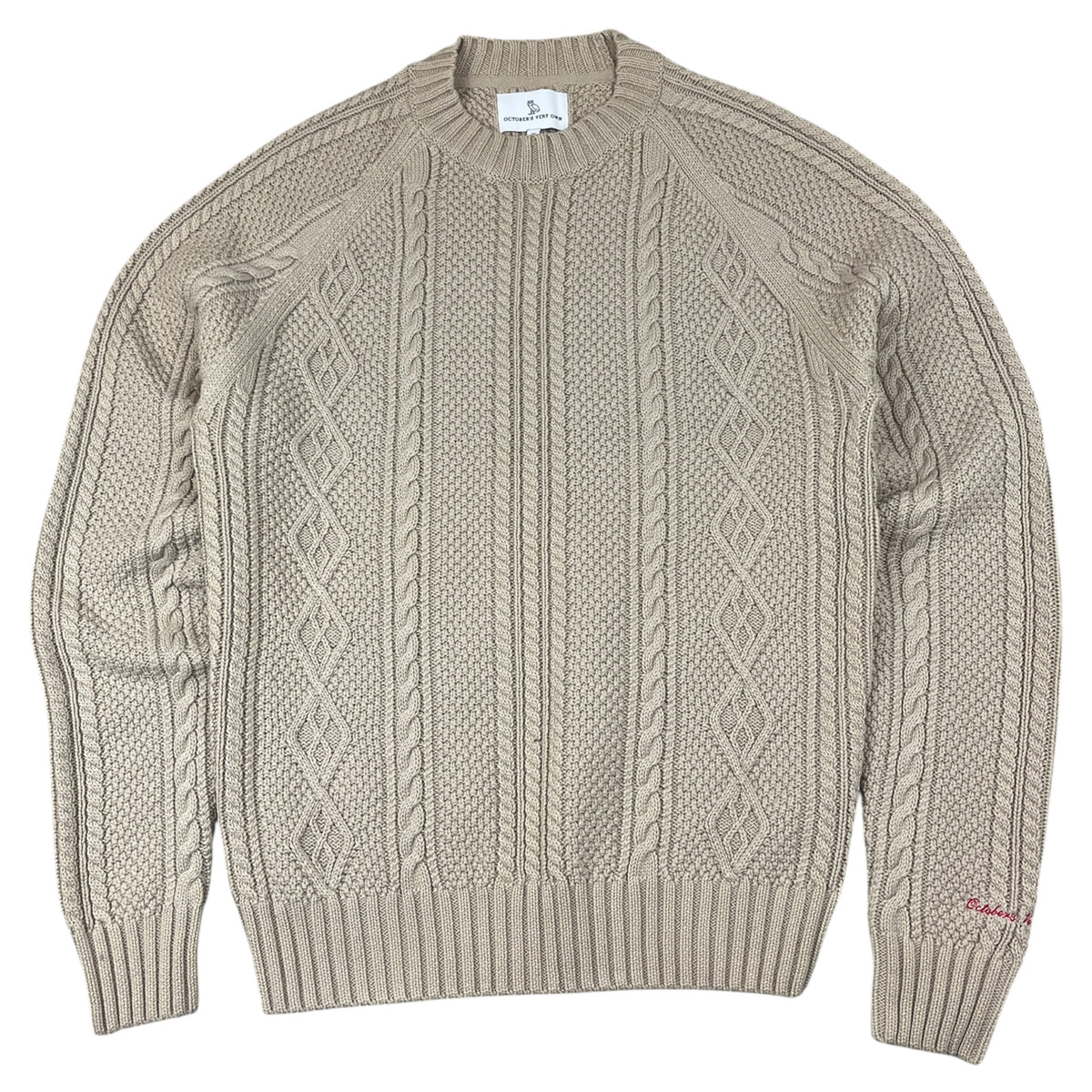 OVO Crest Cable Knit Sweater