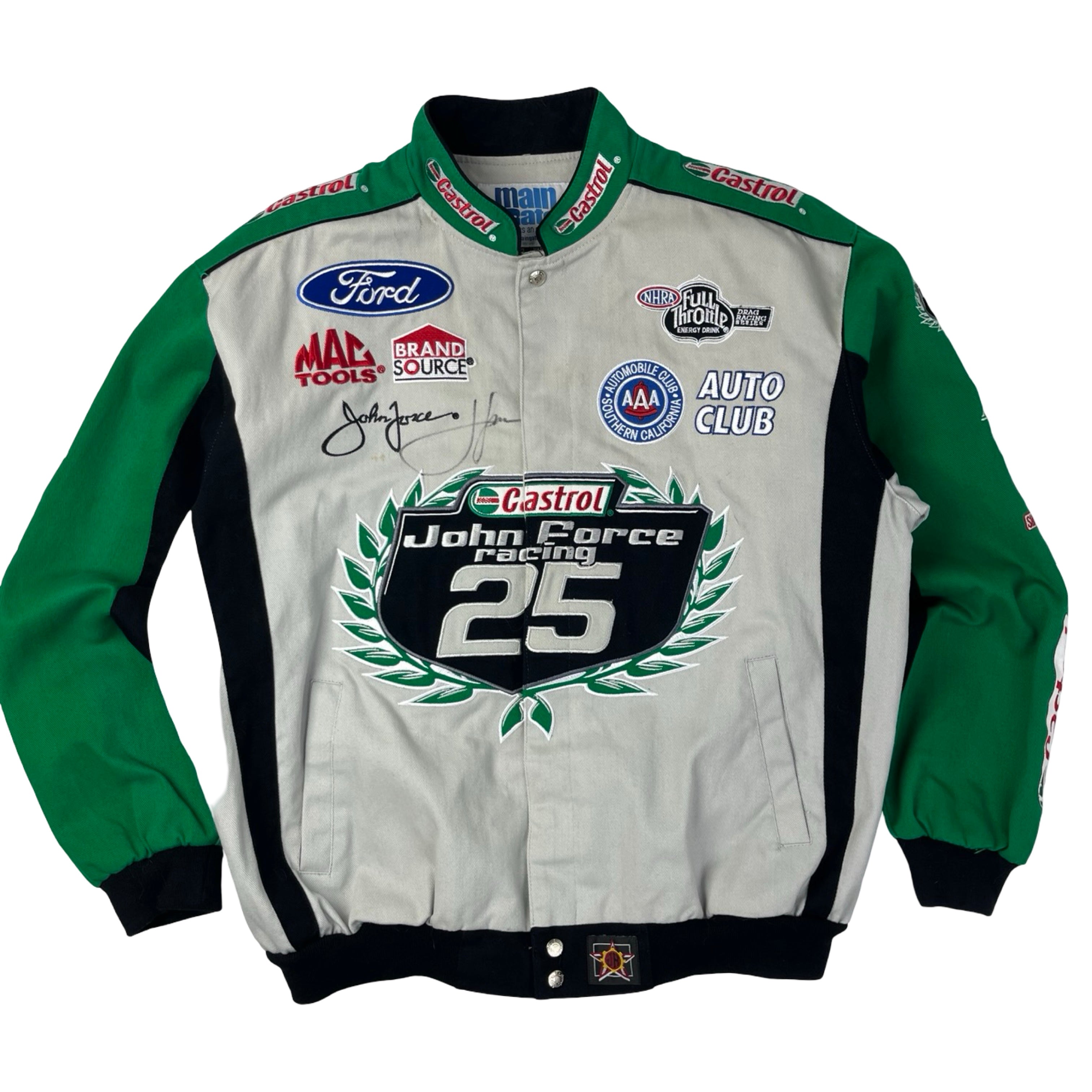 Vintage Castrol GTX John Force Nascar Racing Jacket