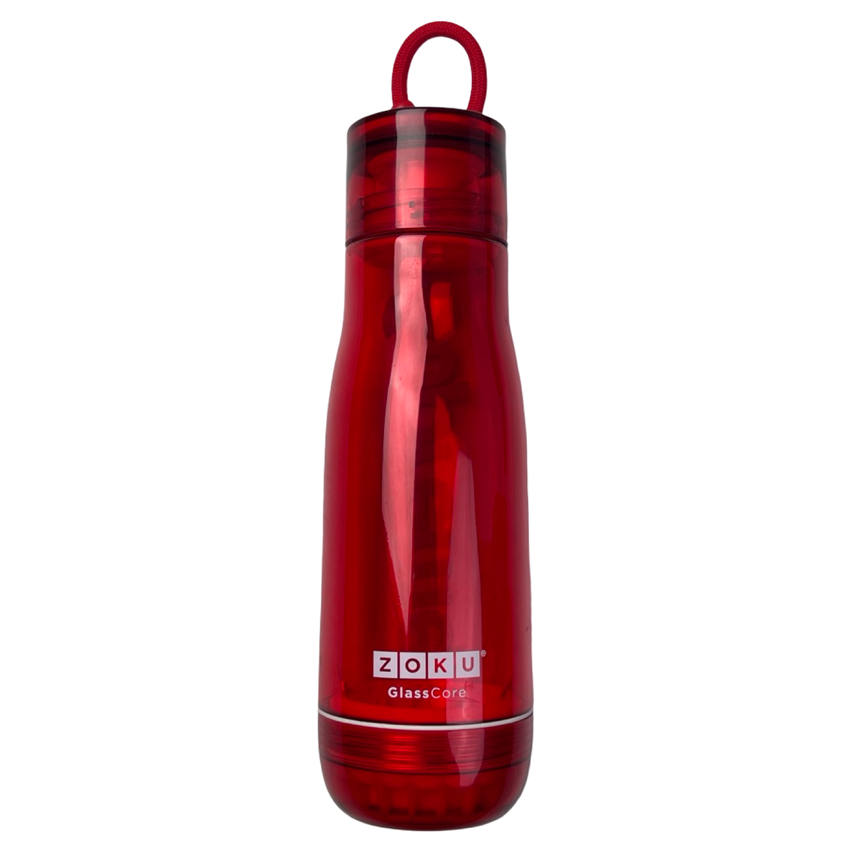 Supreme Zoku Glass Core 16 oz. Bottle Red