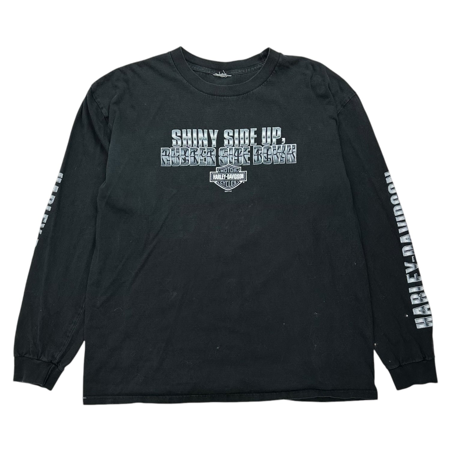 2008 Harley Davidson Of Edmonton ‘Sunny Side Up’ L/S Tee Black