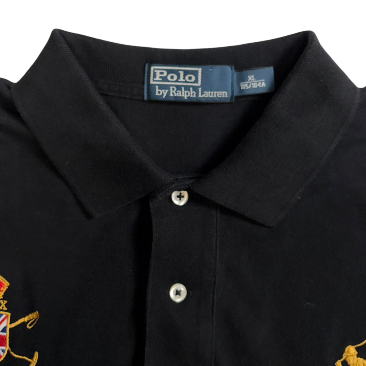 Vintage Polo Ralph Lauren Marcer Rugby #3 Longsleeve Black