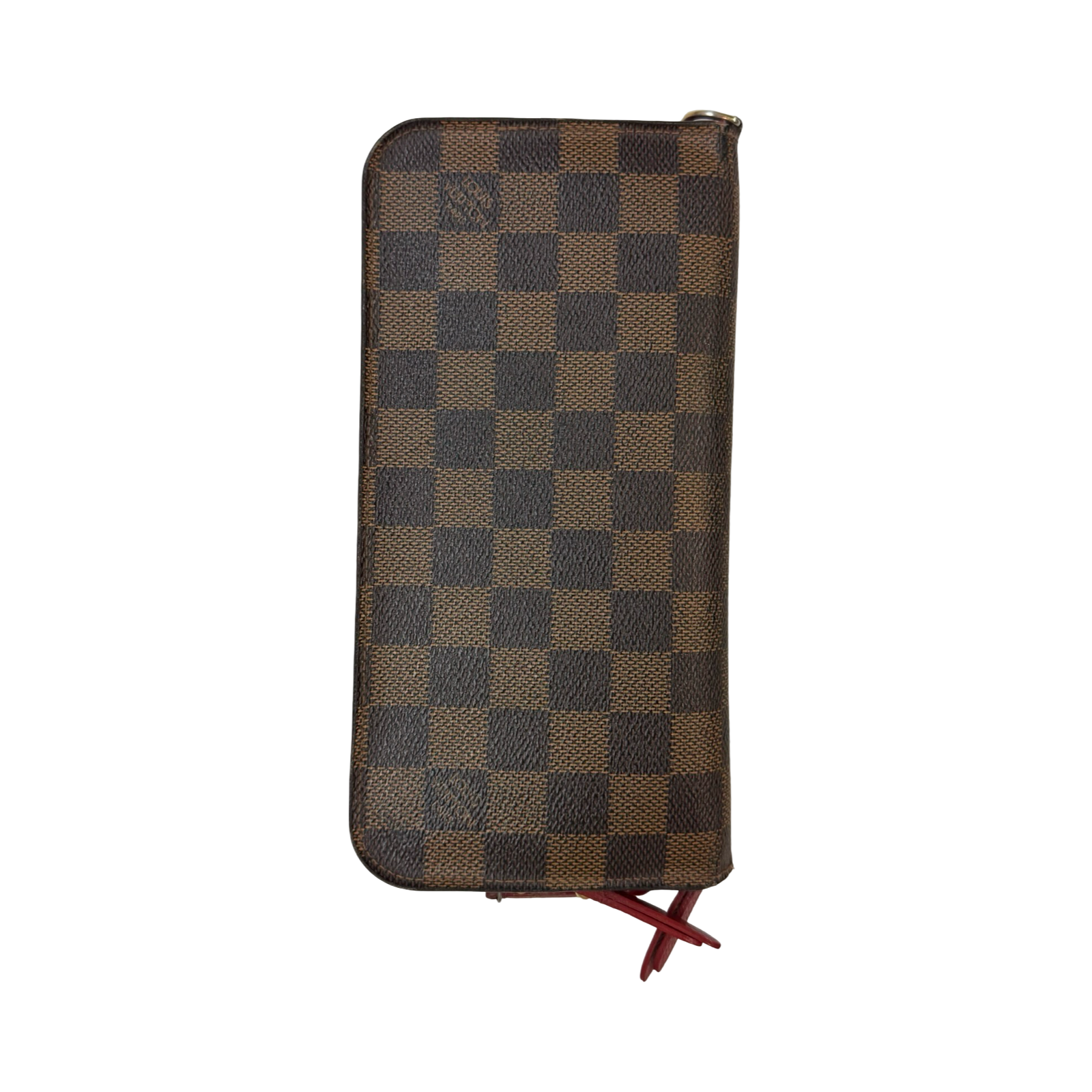 (W) Louis Vuitton Clémence Wallet Damier Ebene