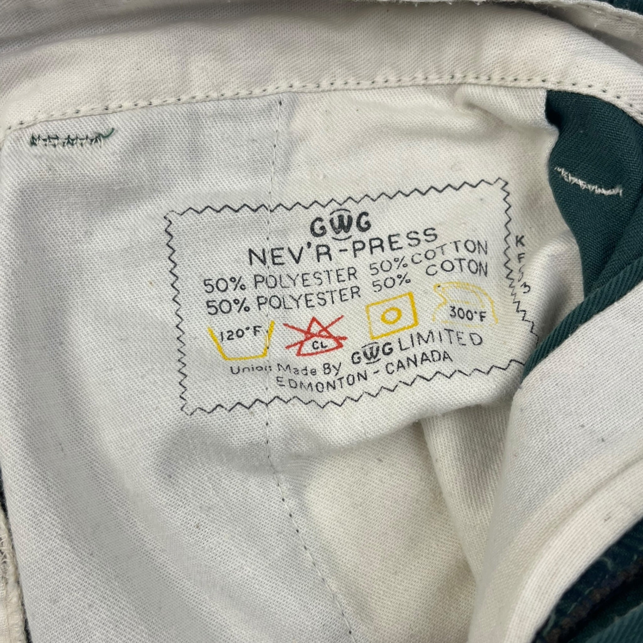 Vintage GWG Nev'r Press Slacks Jade