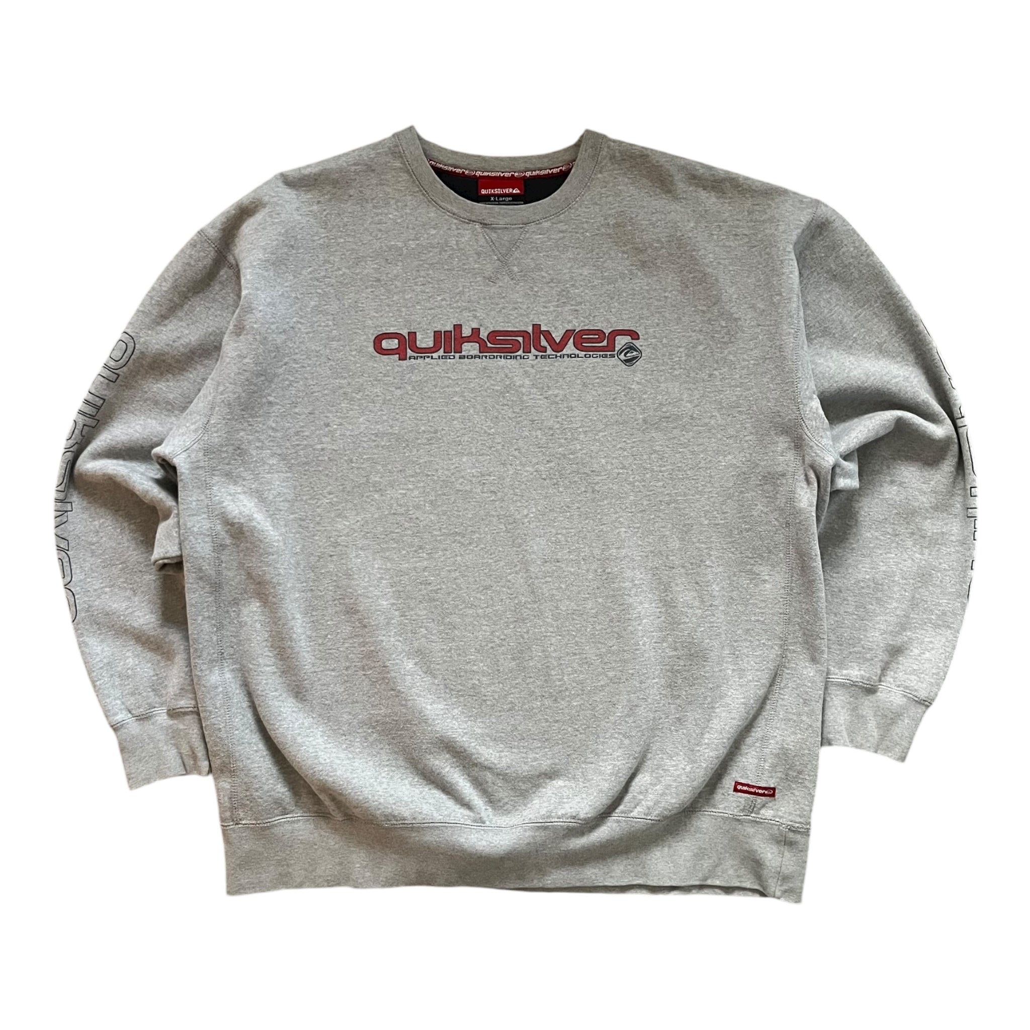 Vintage Quiksilver Sleeve Spellout Crewneck