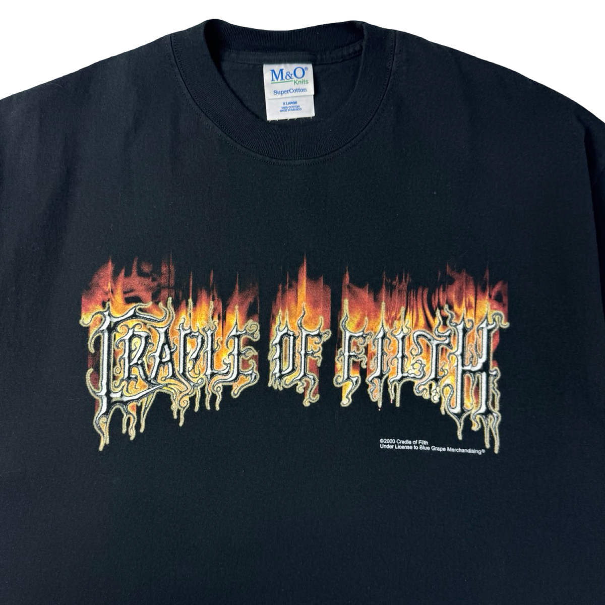 2000 Cradle Of Filth Midian Black Metal Band T-Shirt