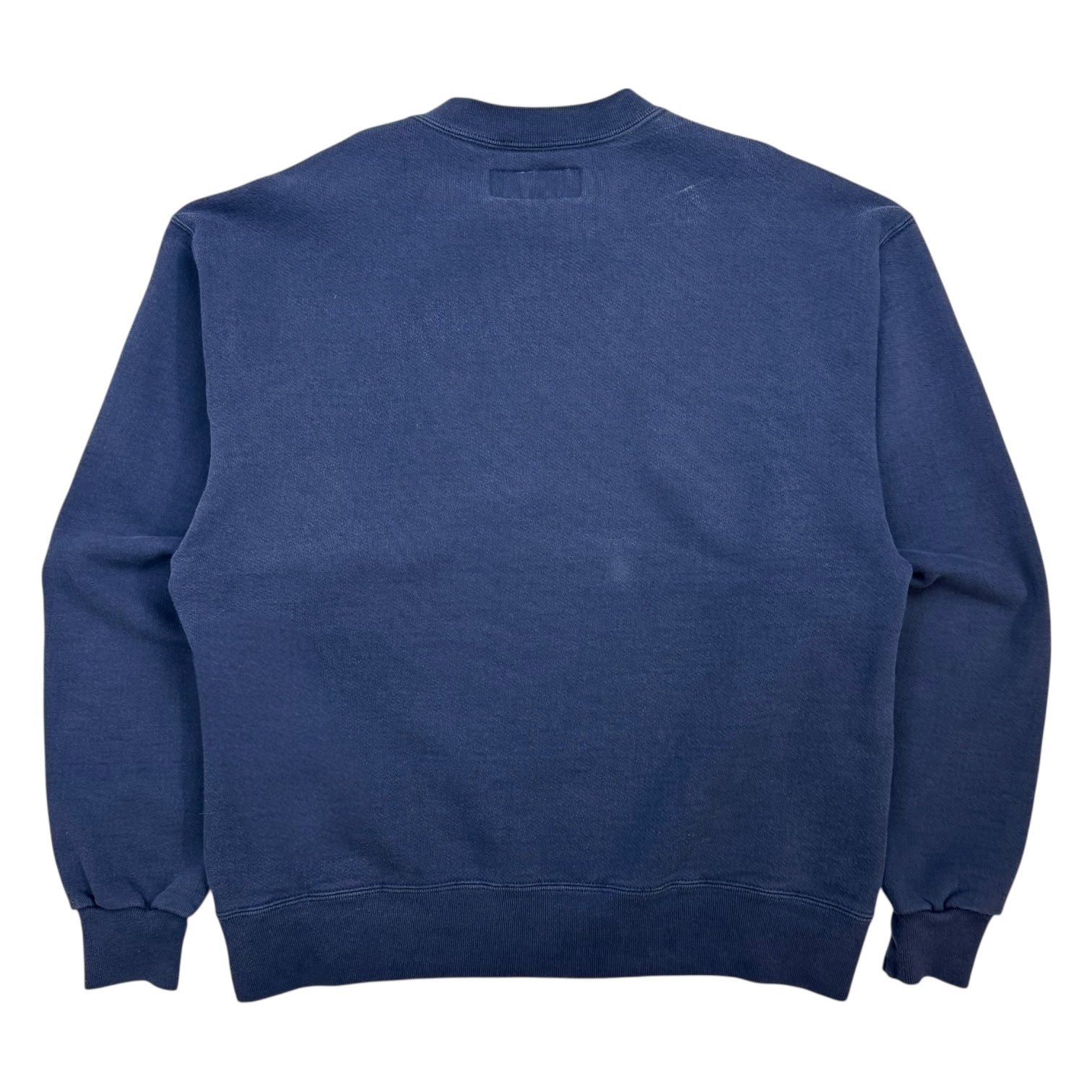 Vintage Russell Athletic Blank Crewneck Sweater Navy Blue