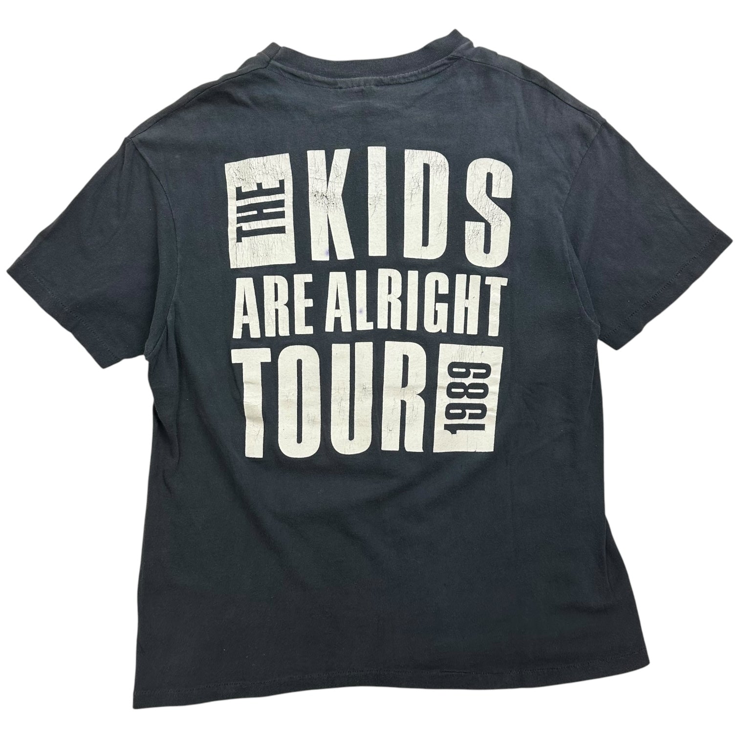 1989 The Who ‘The Kids Are Alright Tour’ Tee Black