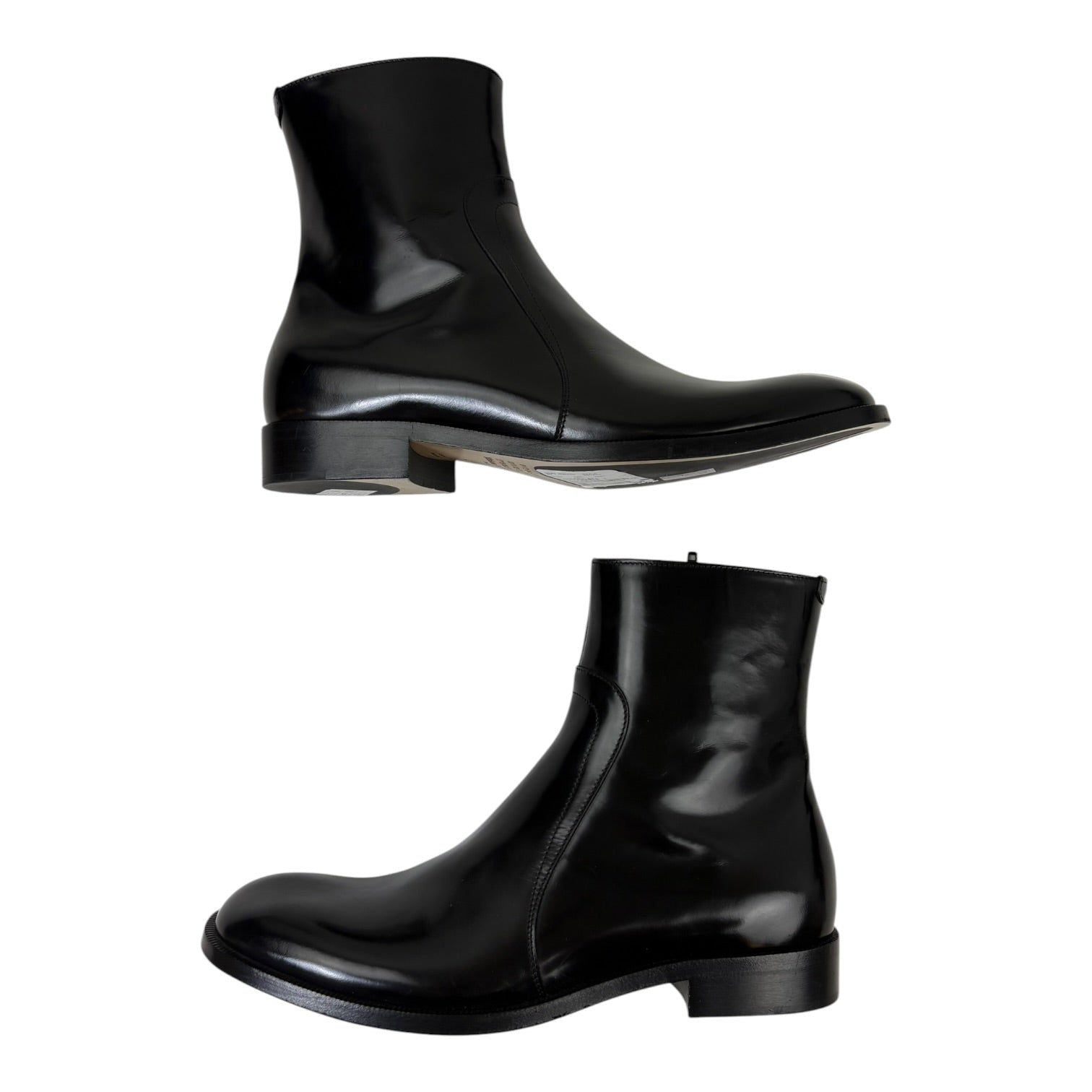 Masion Margiela Brushed Leather Boots Black (Used)