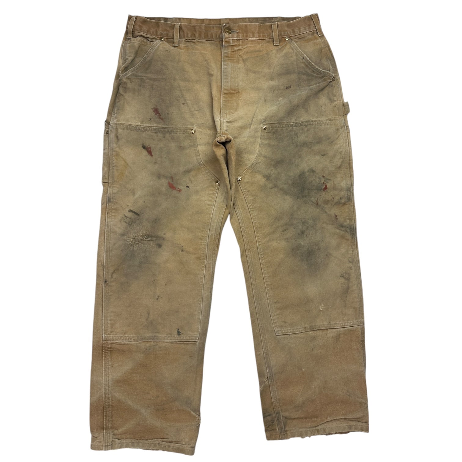 Vintage Carhartt Double Knee Pants Tan