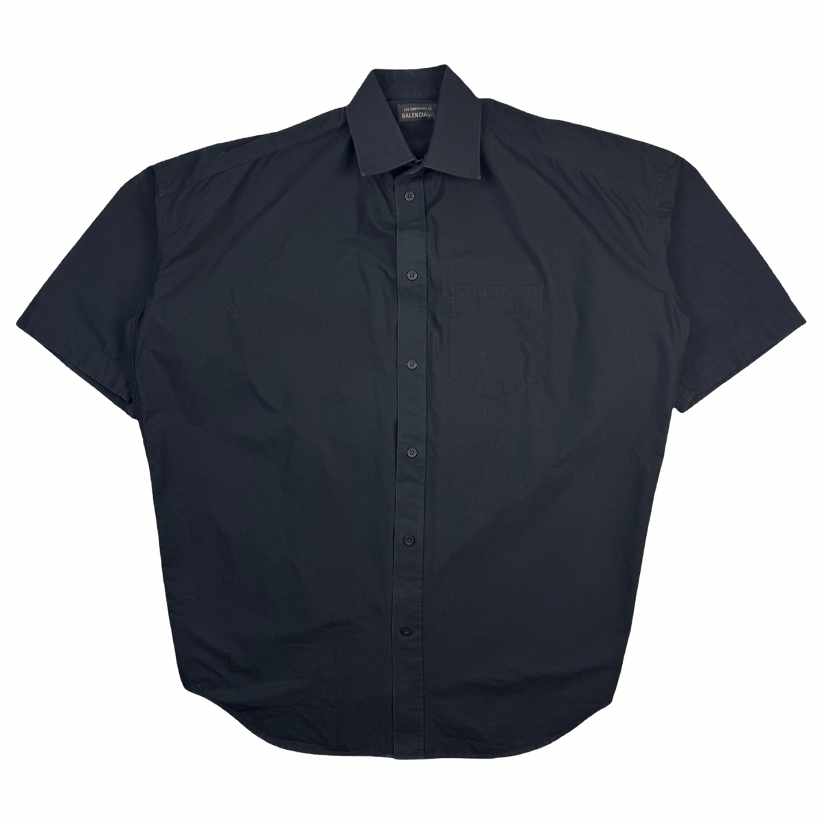Balenciaga Employee Uniform Button Up T-Shirt