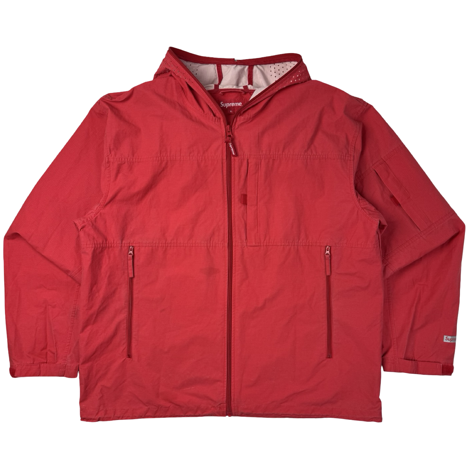 Supreme Facemask Full Zip Jacket Red