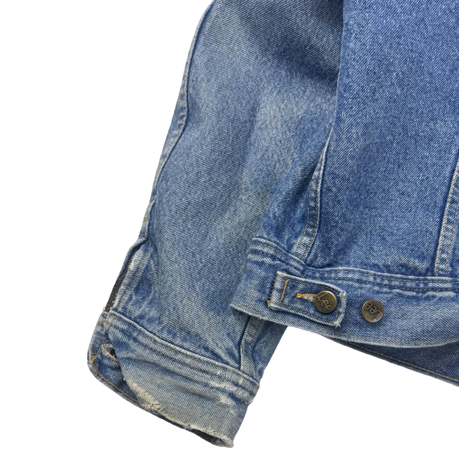 Vintage Lee Stormrider Blue Washed Denim Jacket