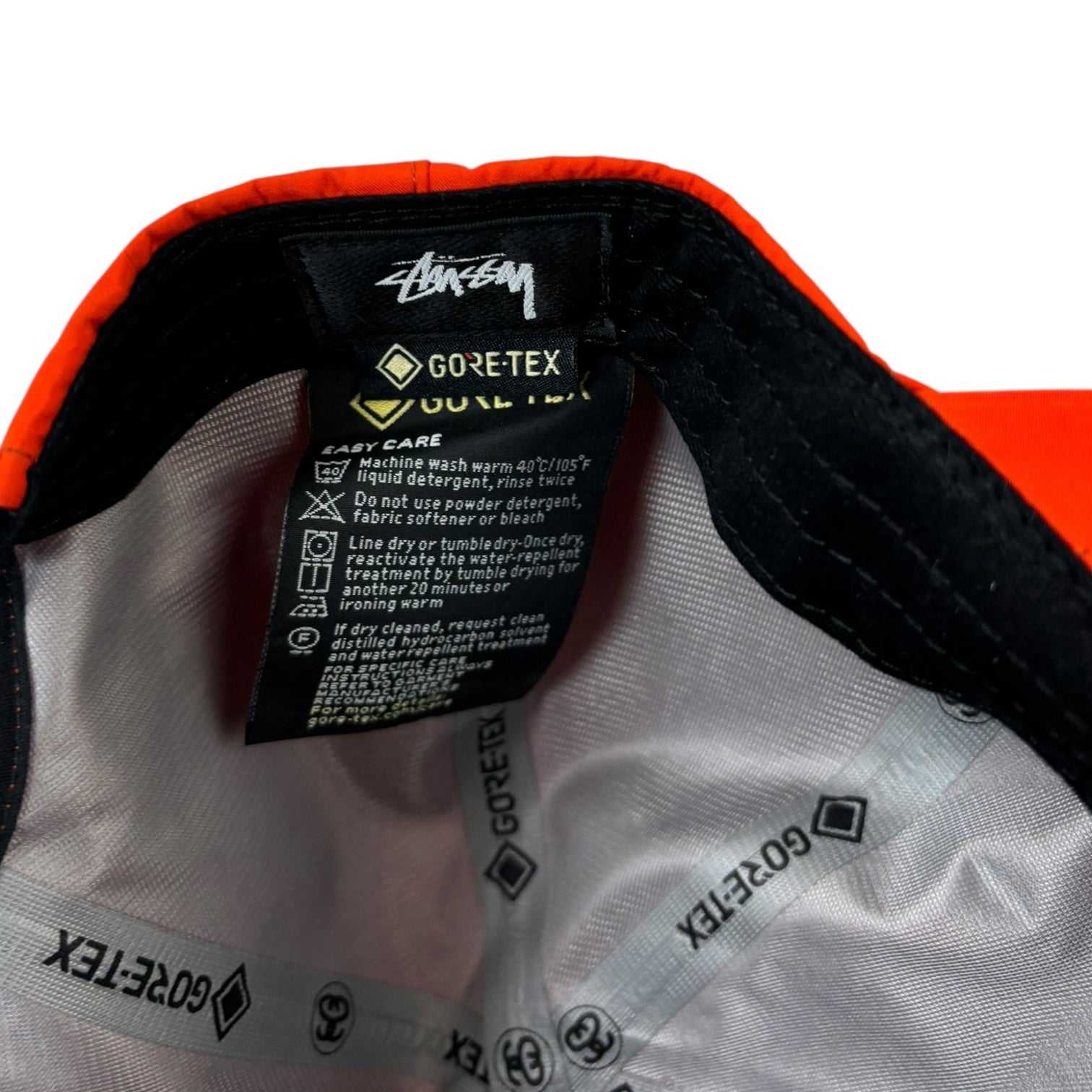 Stussy Gore-Tex Recycled SnapBack Hat Flame