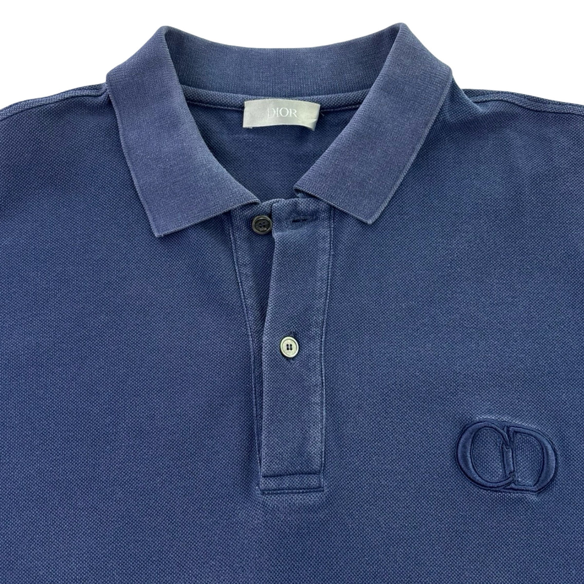 Dior CD Icon Polo T-Shirt Navy