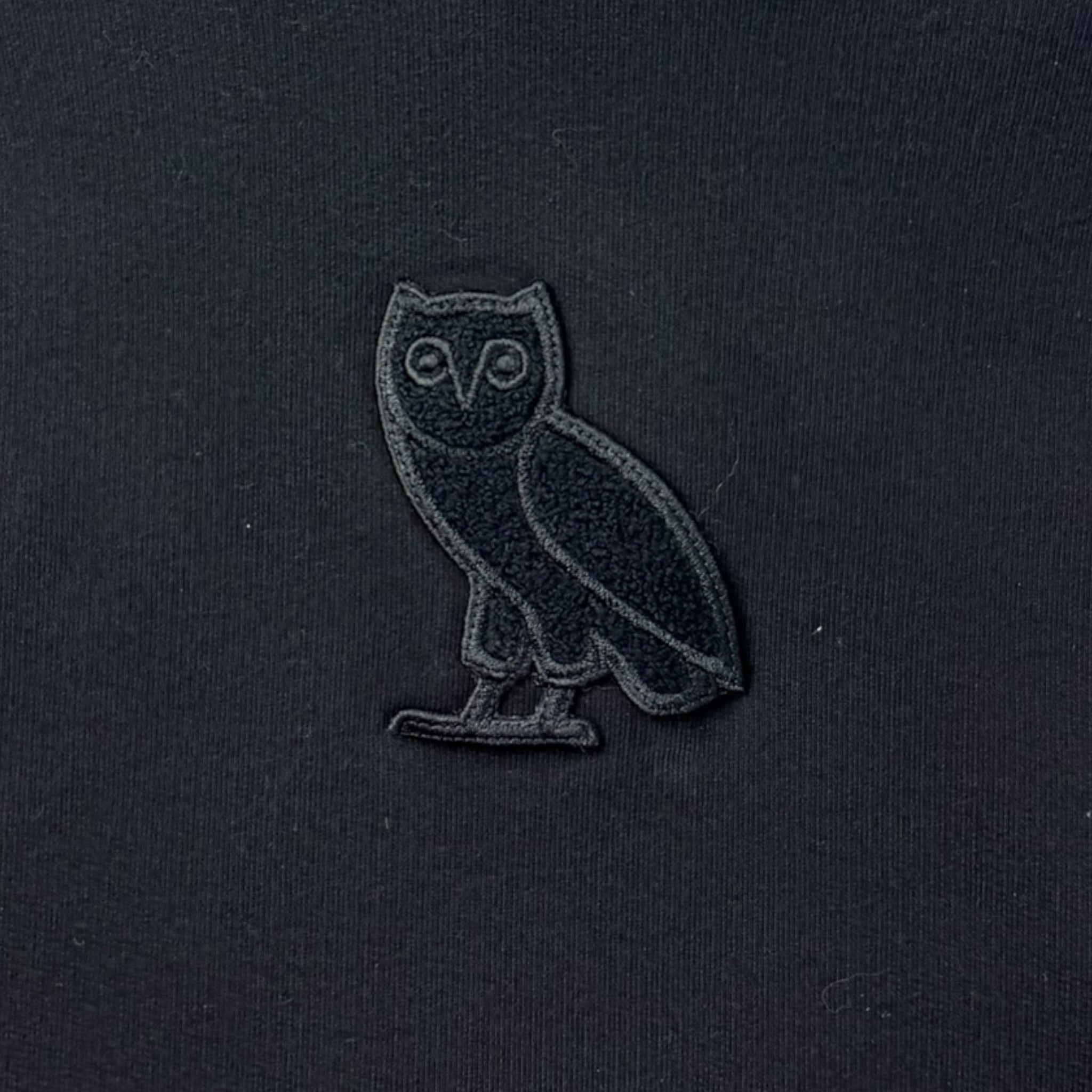 OVO Felt Embroiderer Hoodie Black