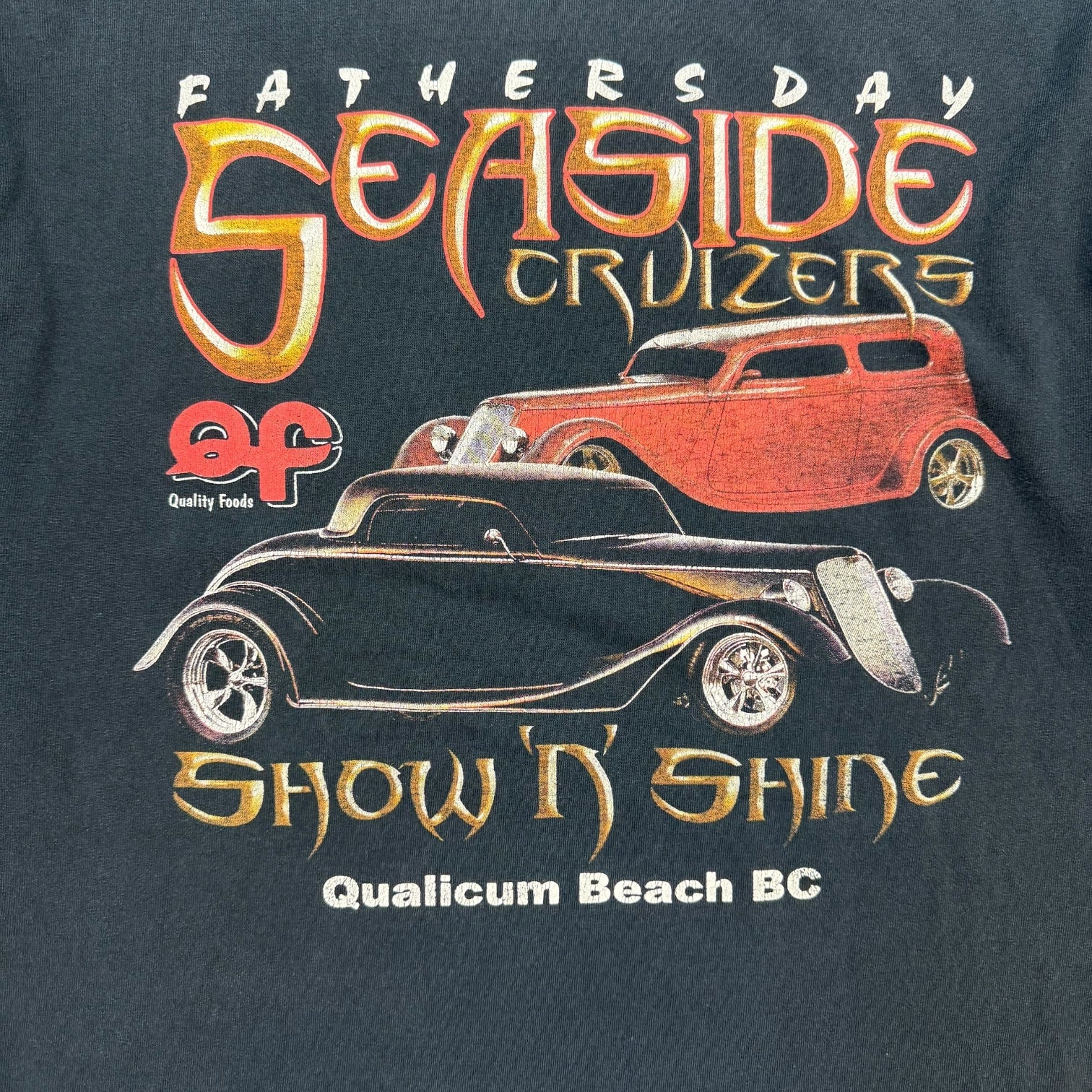 Vintage Seaside Cruisers ‘Show N Shine’ Tee Black