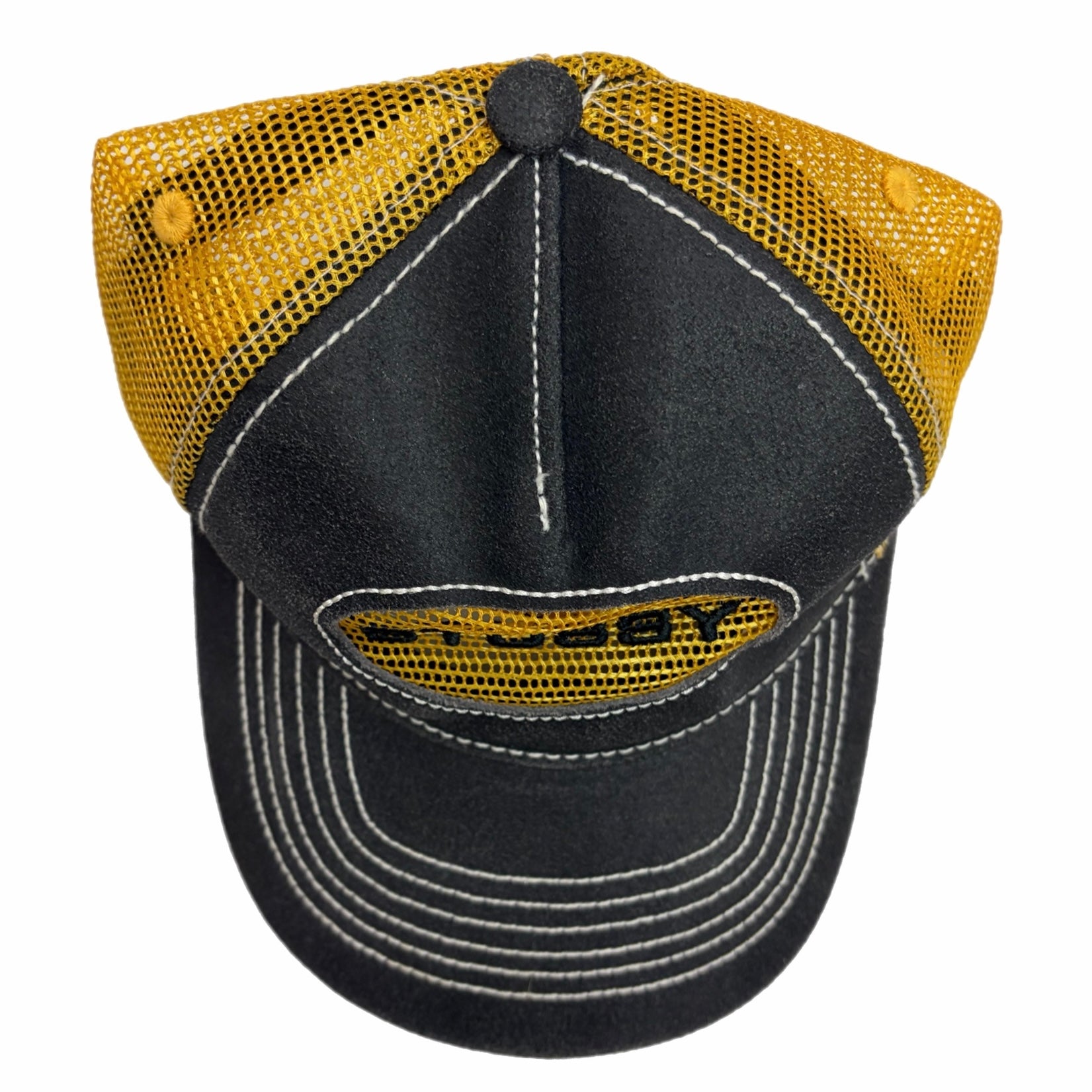 Stussy Low Pro Cut-Out Leather Mesh Trucker Hat