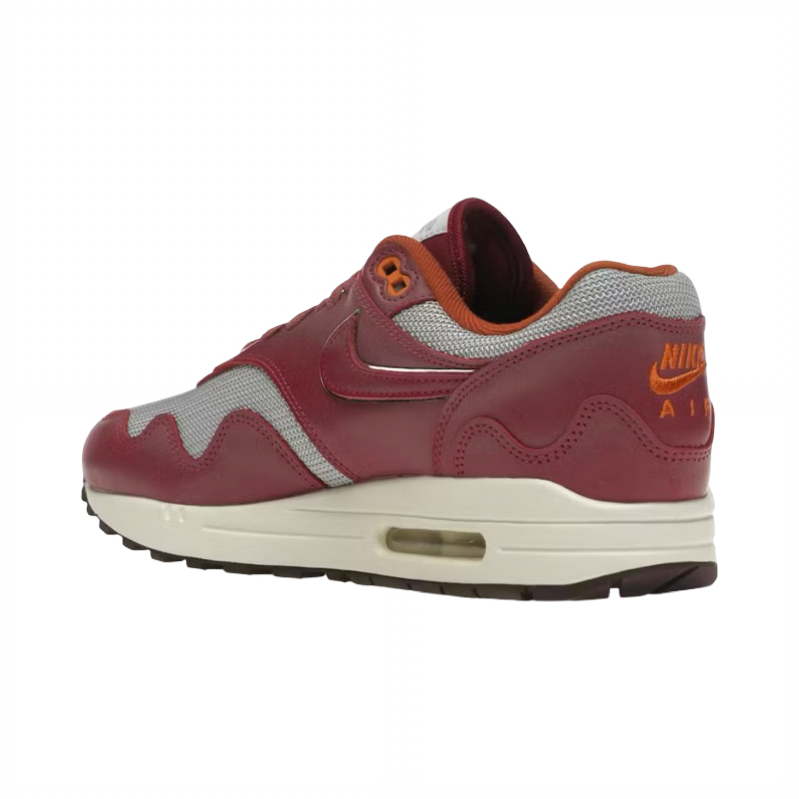 Nike Air Max 1 Patta Waves Rush Maroon With Bracelet