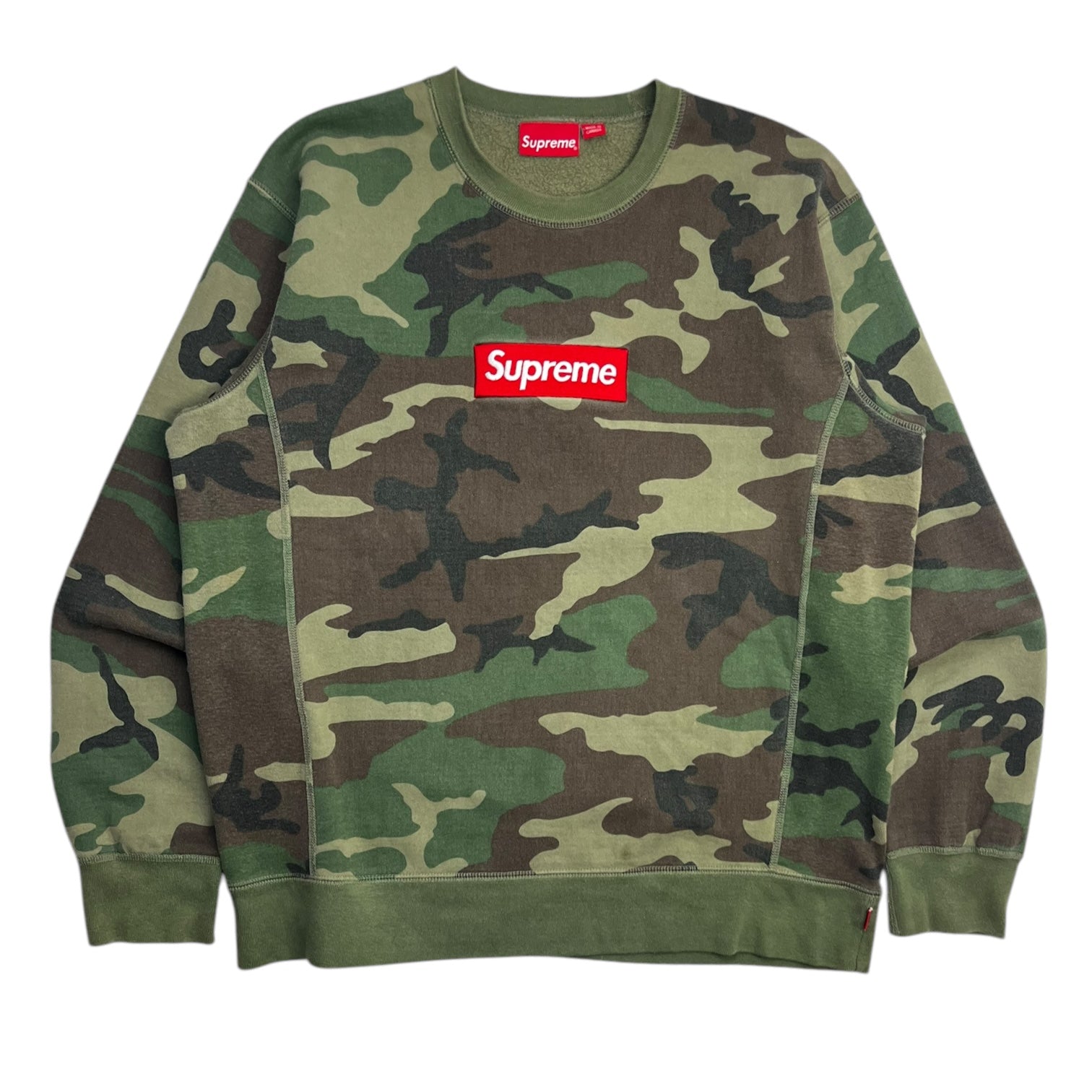 Supreme Box Logo Crewneck (FW15) Camo