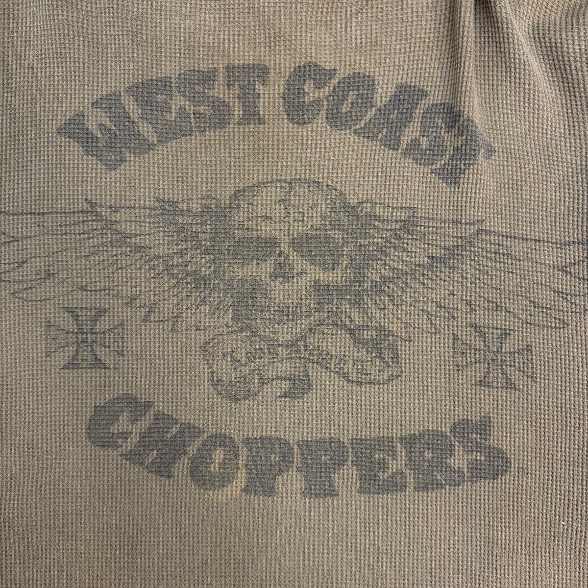 Vintage West Coast Choppers Thermal Longsleeve Green