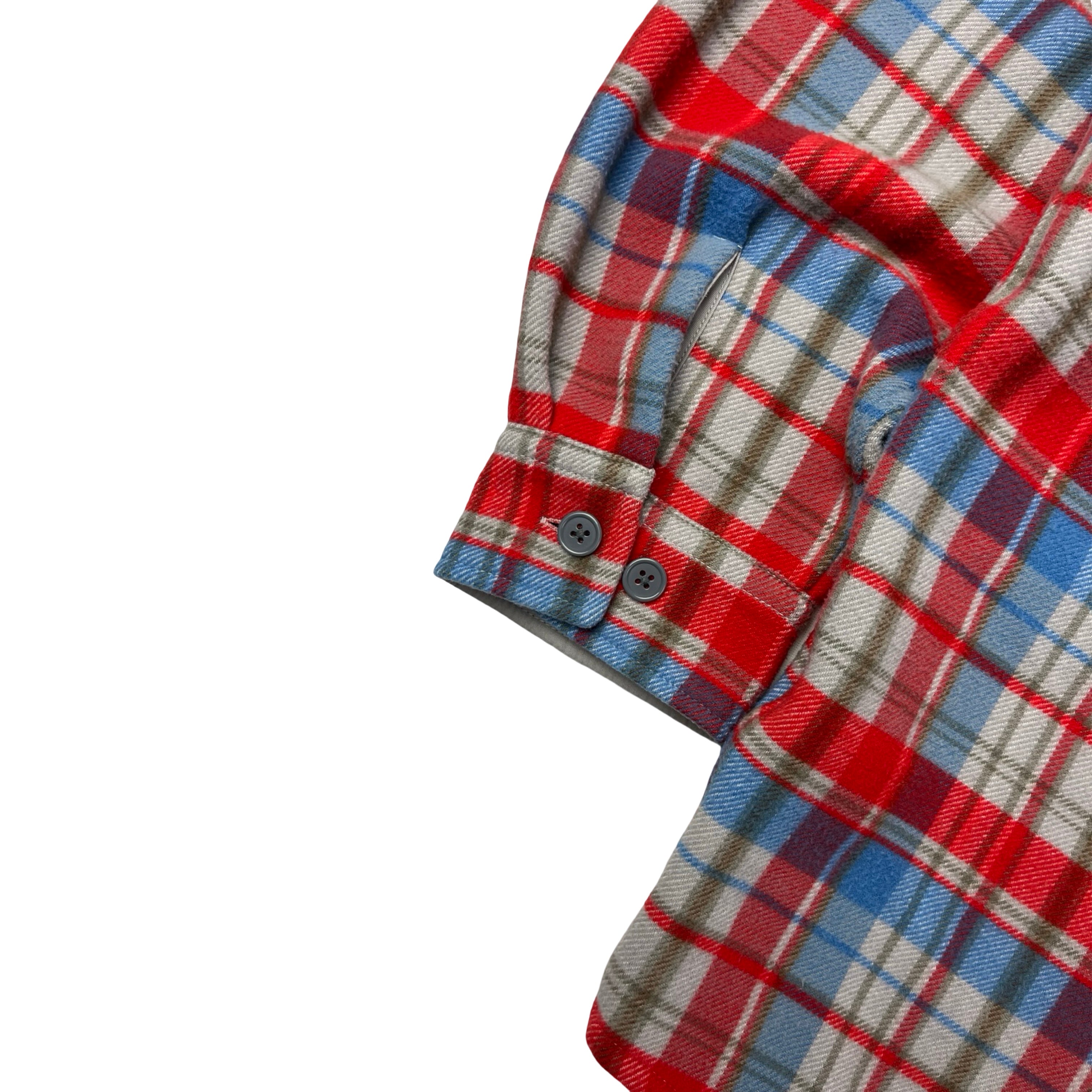 BEAMS Checkered Flannel Shirt
