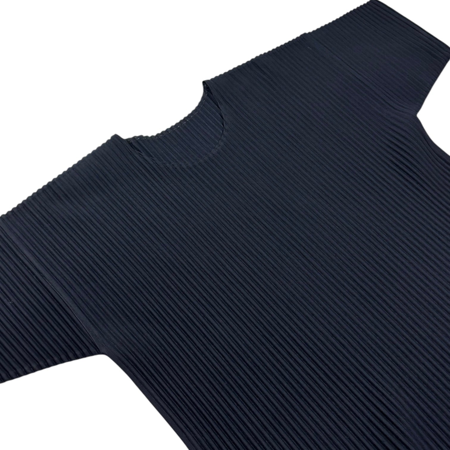 Issey Miyake Homme Plisse Basics SS T-Shirt Navy