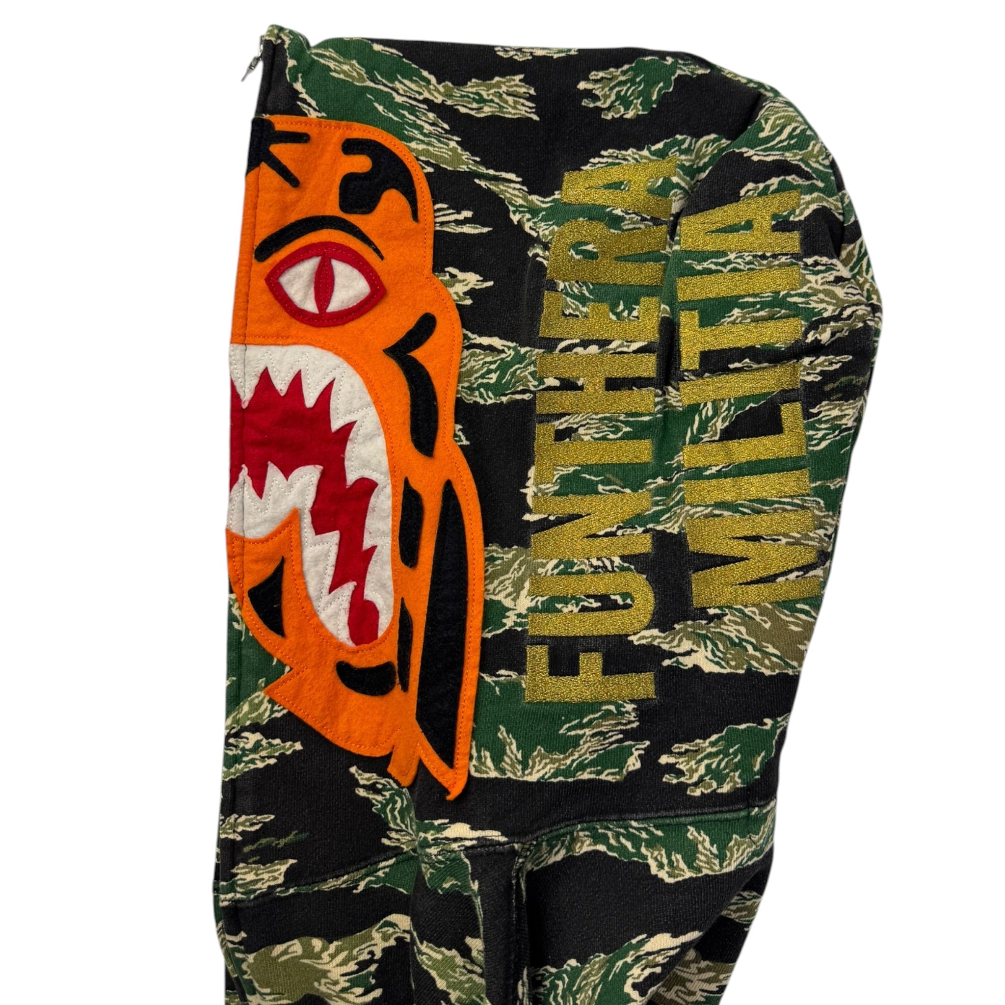 BAPE Tiger Camo Tiger Full Zip Hoodie Green
