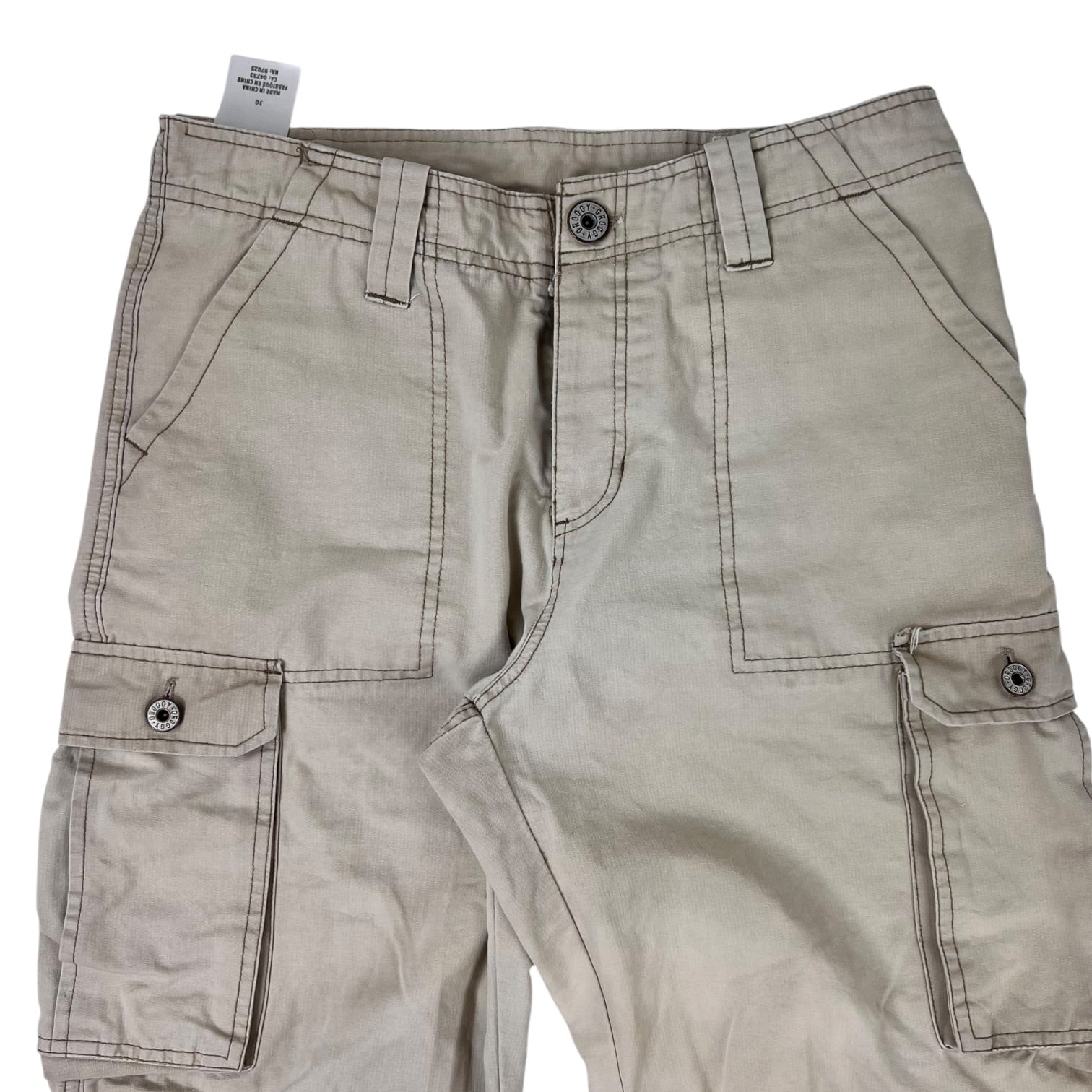 Vintage Groggy Relaxed Multi Pocket Utility Design Pants