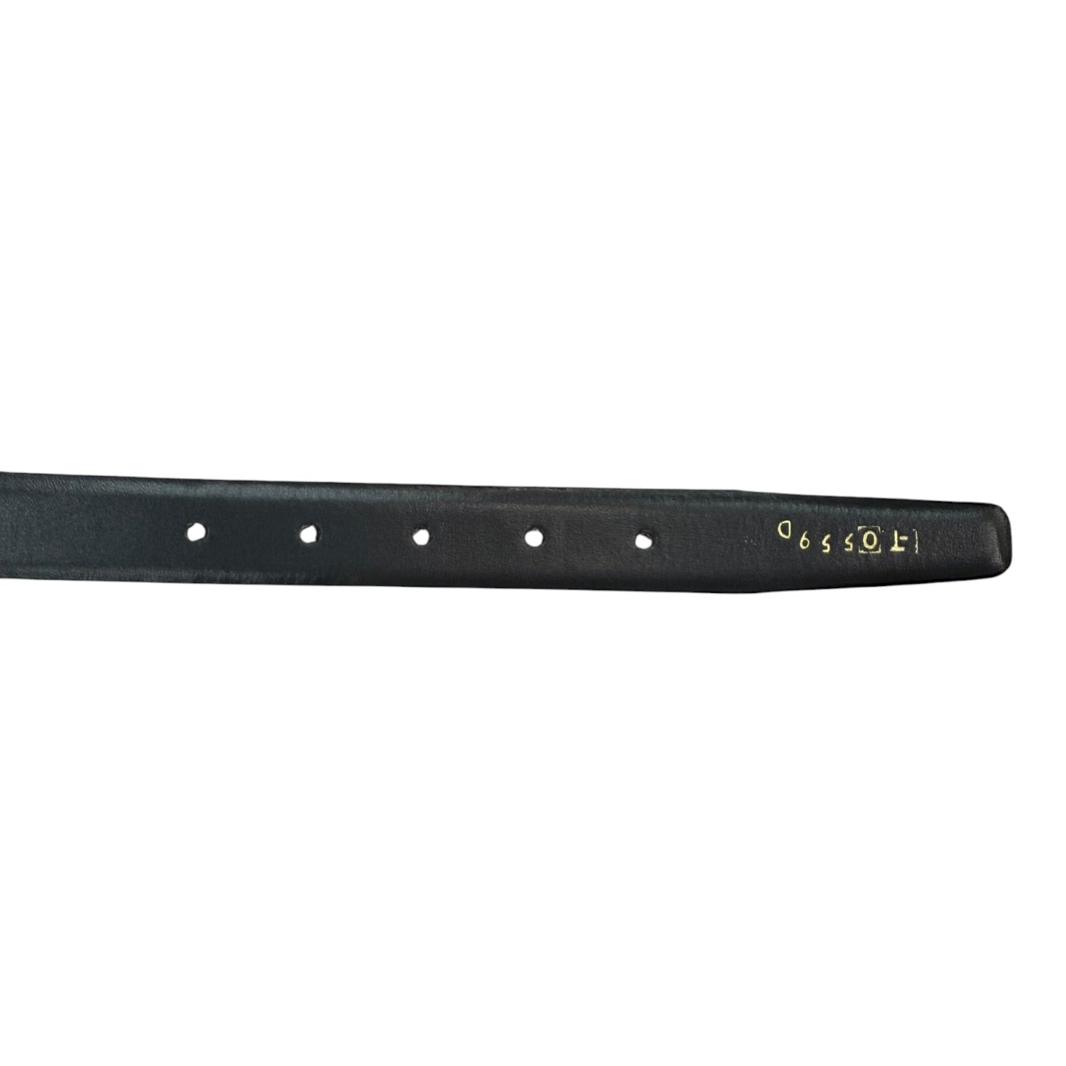 Vintage Givenchy Reversible Belt Black