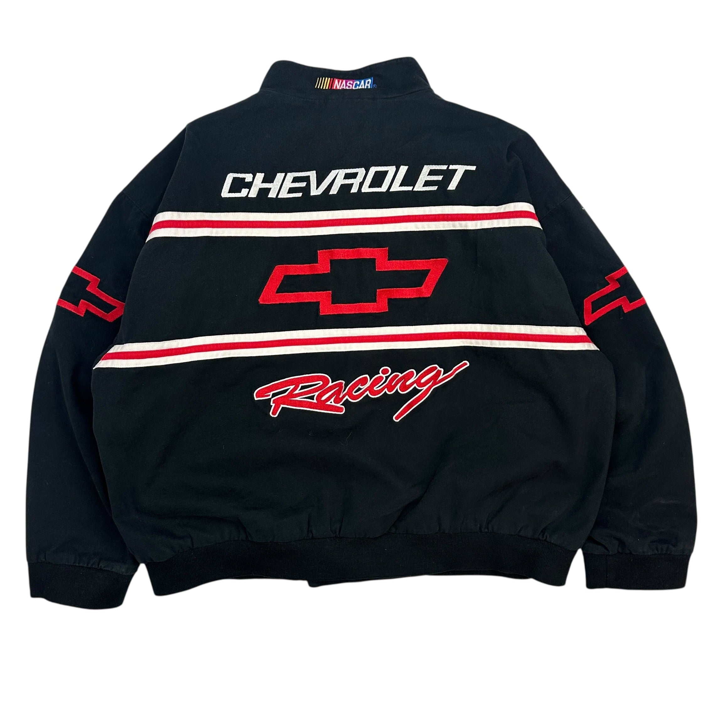 Vintage Nascar Chevrolet Racing Jacket Black/Red