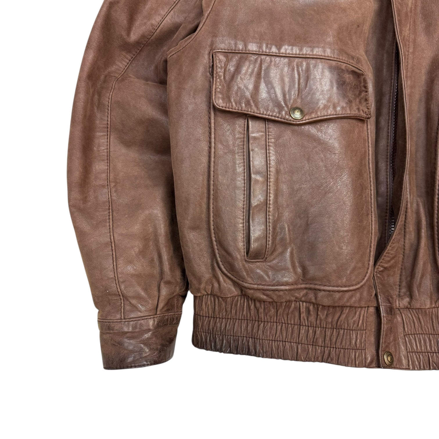 Vintage Bally Leather Jacket Brown