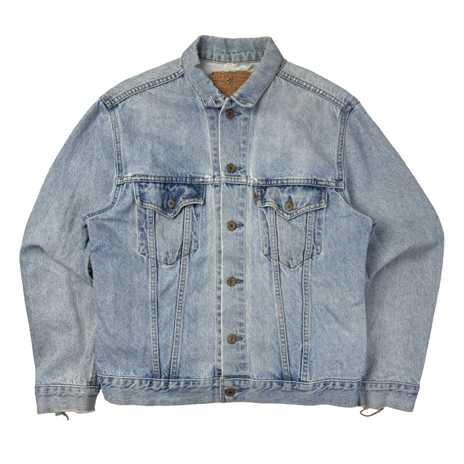 Vintage Levi’s Orange Tab Denim Jacket Light Blue Wash