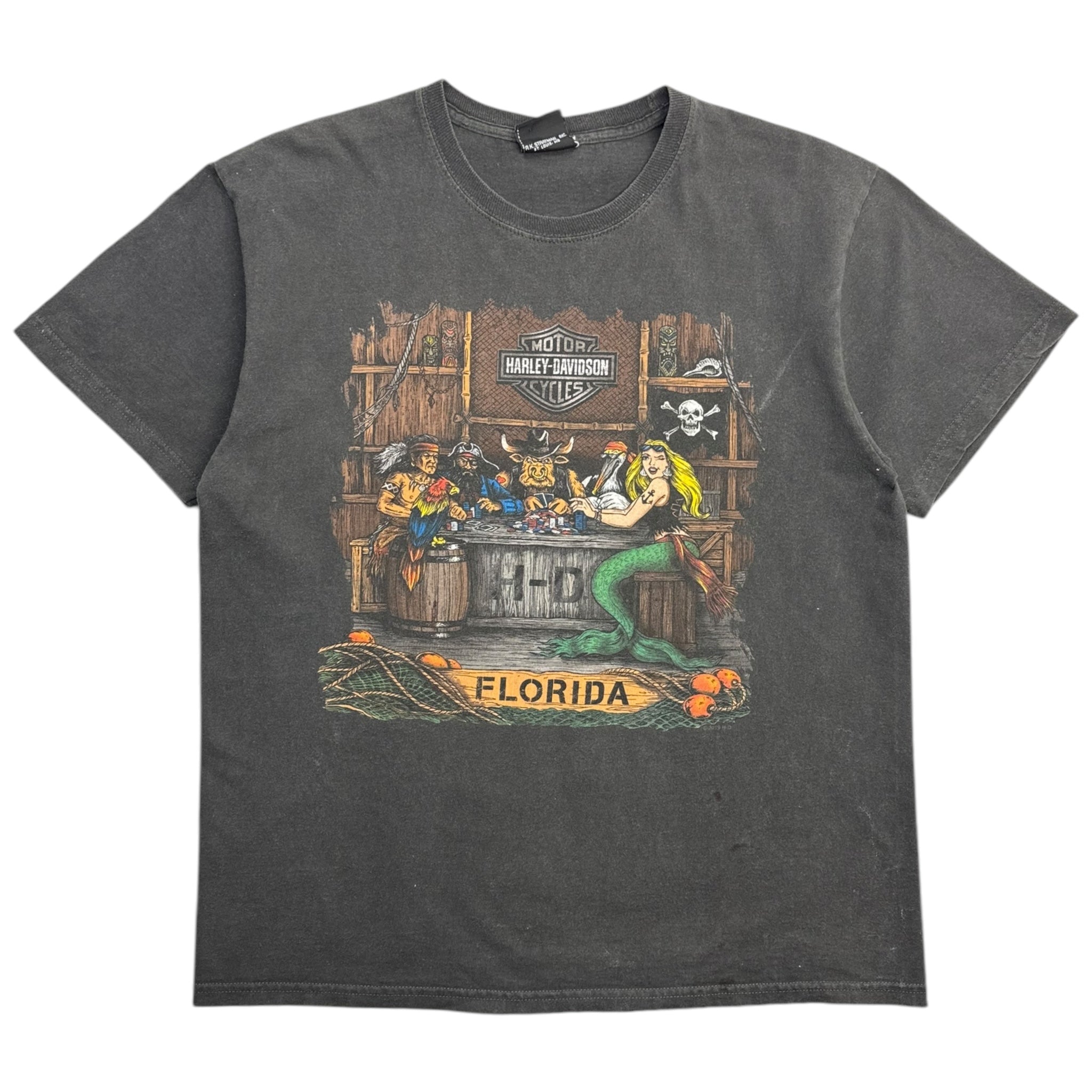 Harley Davidson Poker Table Florida Tee Black