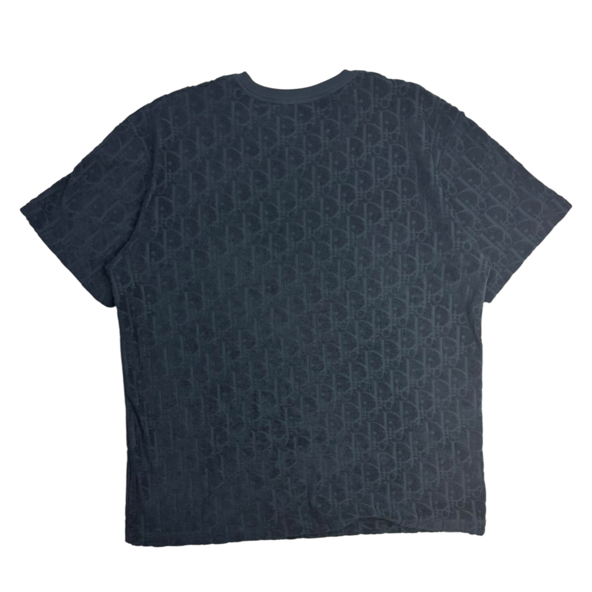 Dior Oblique Towel T-Shirt Navy