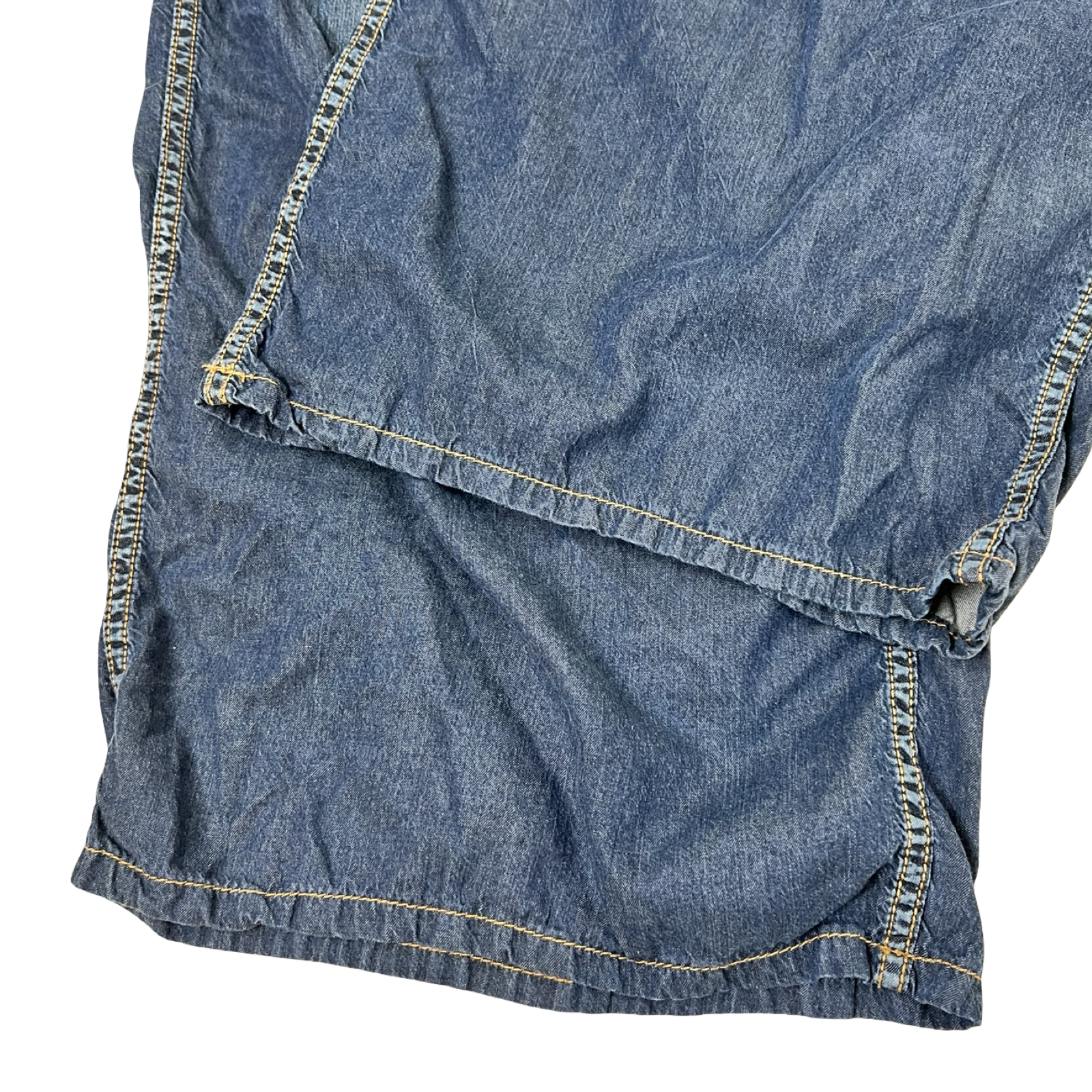 (W) Maison Mihara Yasuhiro Tencel Denim Gathered Pants