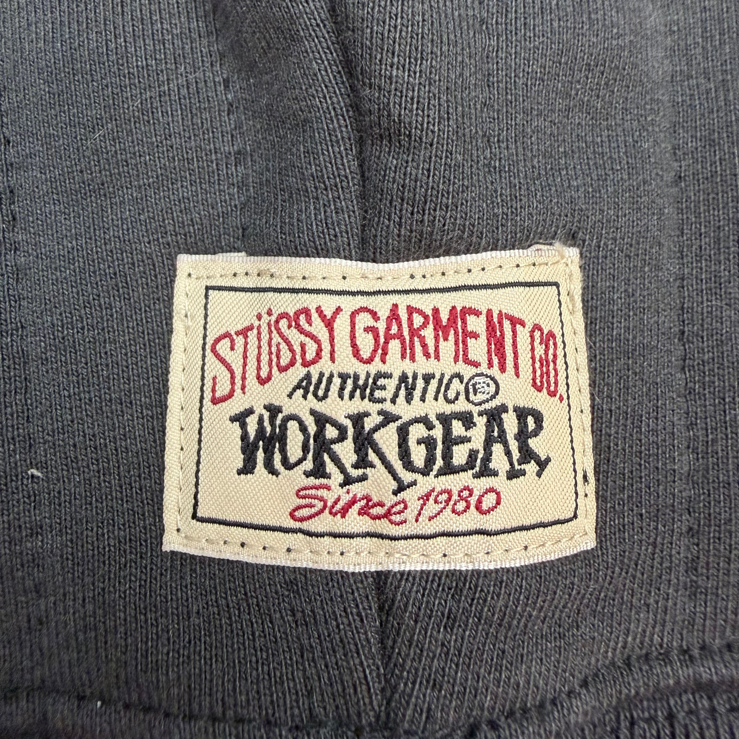 Stussy Vertical Quilt Crew Black